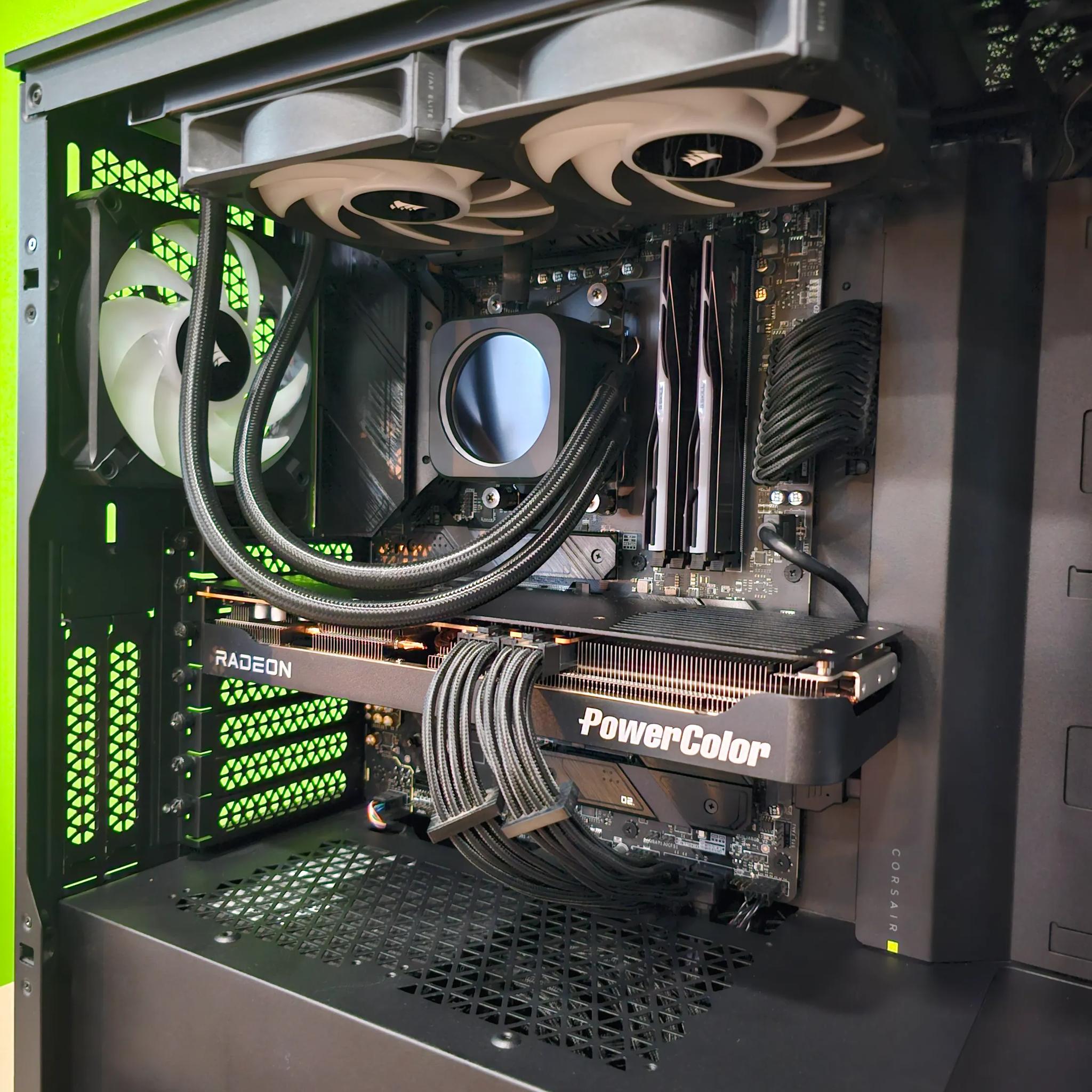 AMD Ryzen 7 9700X; Radeon RX 9070 XT; 64GB DDR5-6000 RAM; 2TB SSD