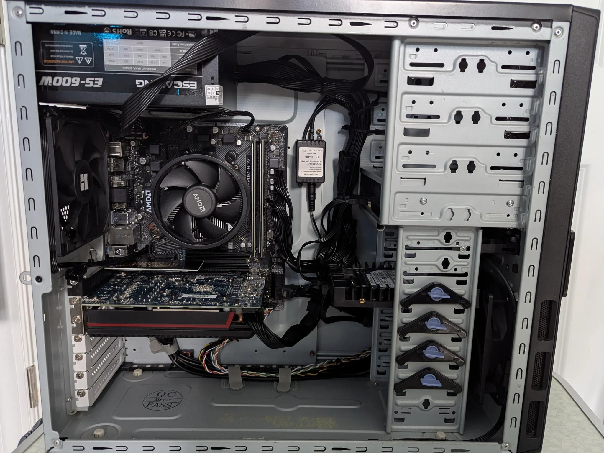 Ryzen 5 4650G | 16GB RAM | 512GB (2x256GB) NVMe |  RX 580 8GB GPU | 1TB HDD | WiFi+BT  | Gaming PC