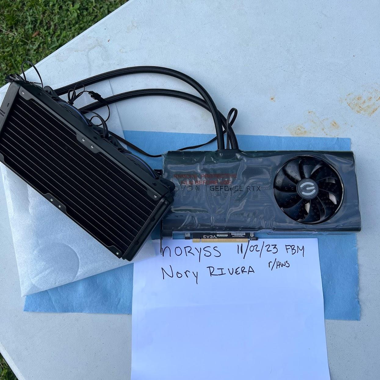 EVGA RTX 3080 FTW3 ULTRA converted to HYBRID