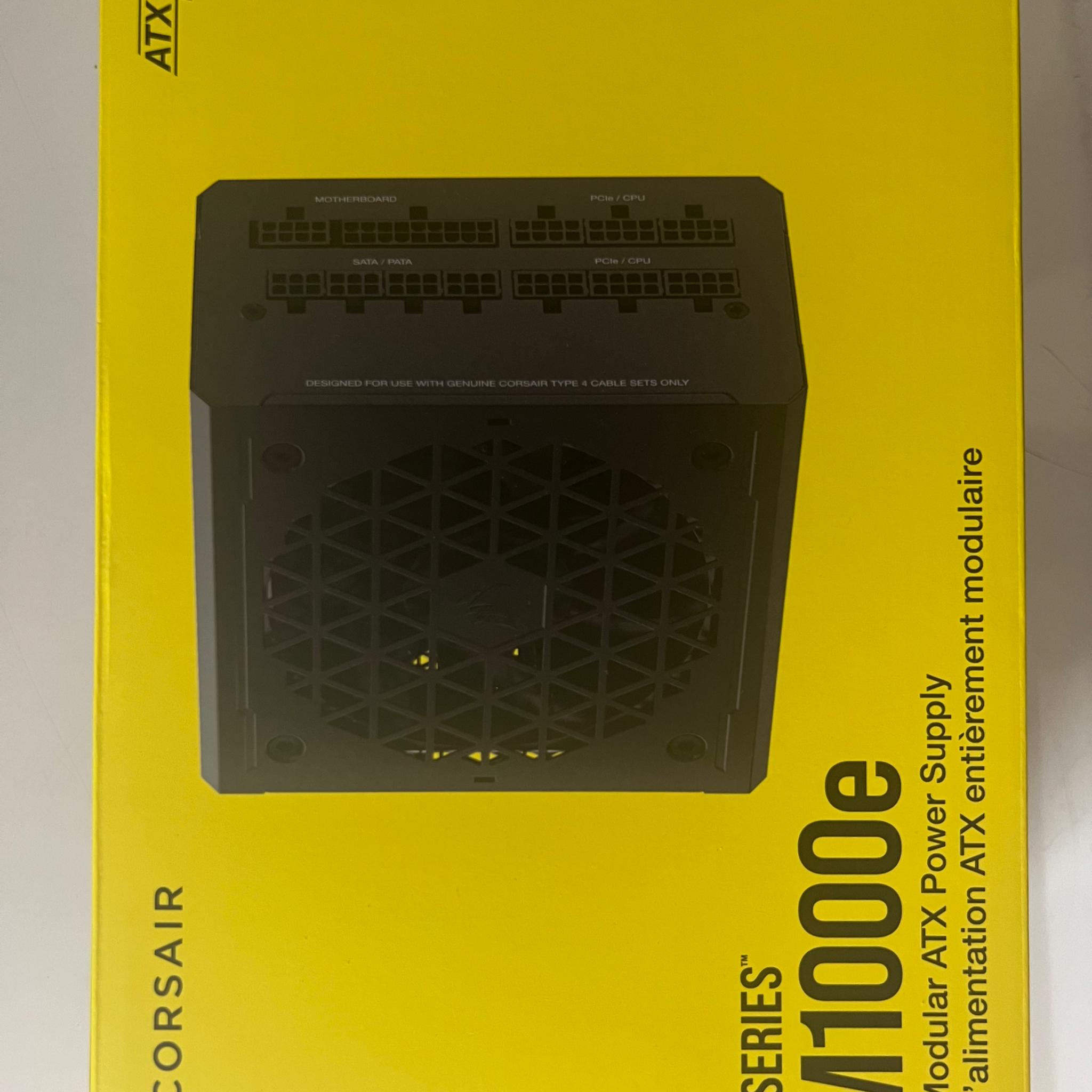 Corsair RM1000e (2023) Fully Modular 80+ Gold
