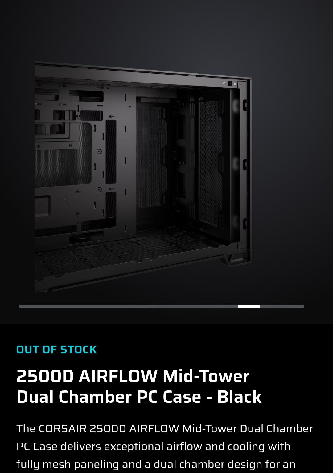 Corsair 2500d airflow