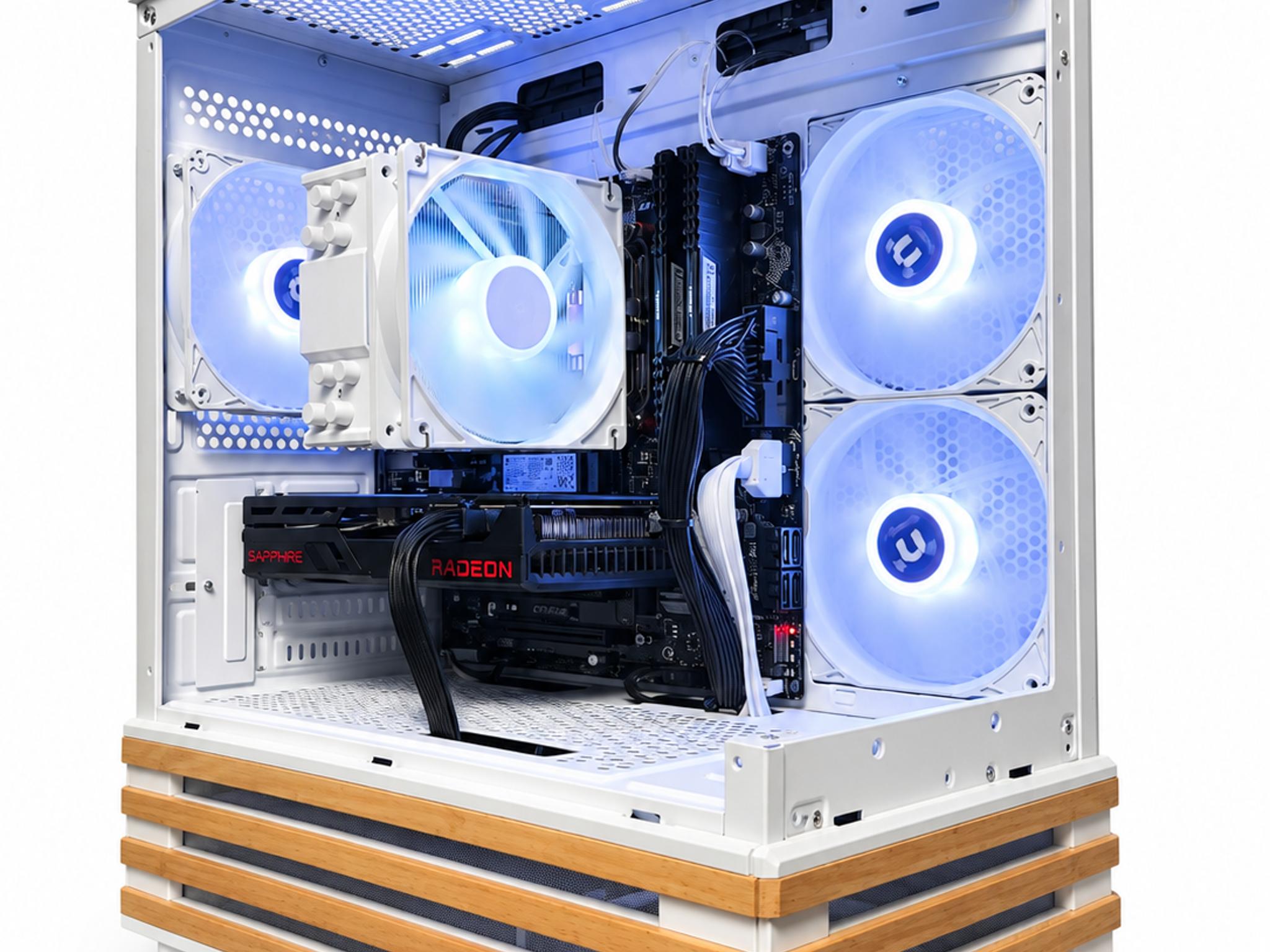 RX 6600 | Ryzen 5 5500 | 16GB DDR4 | 256GB SSD + 1TB HDD | WIFI+BT | Win 11 Home "Ice Cap"