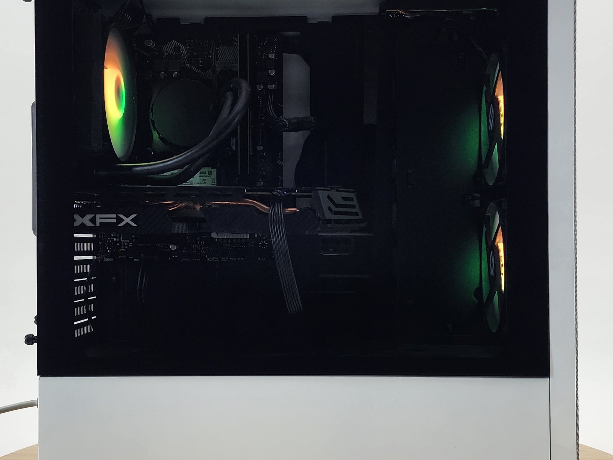 Gaming PC i7-10700 16GB RAM 500GB SSD RX 580 8GB Windows 11 Computer