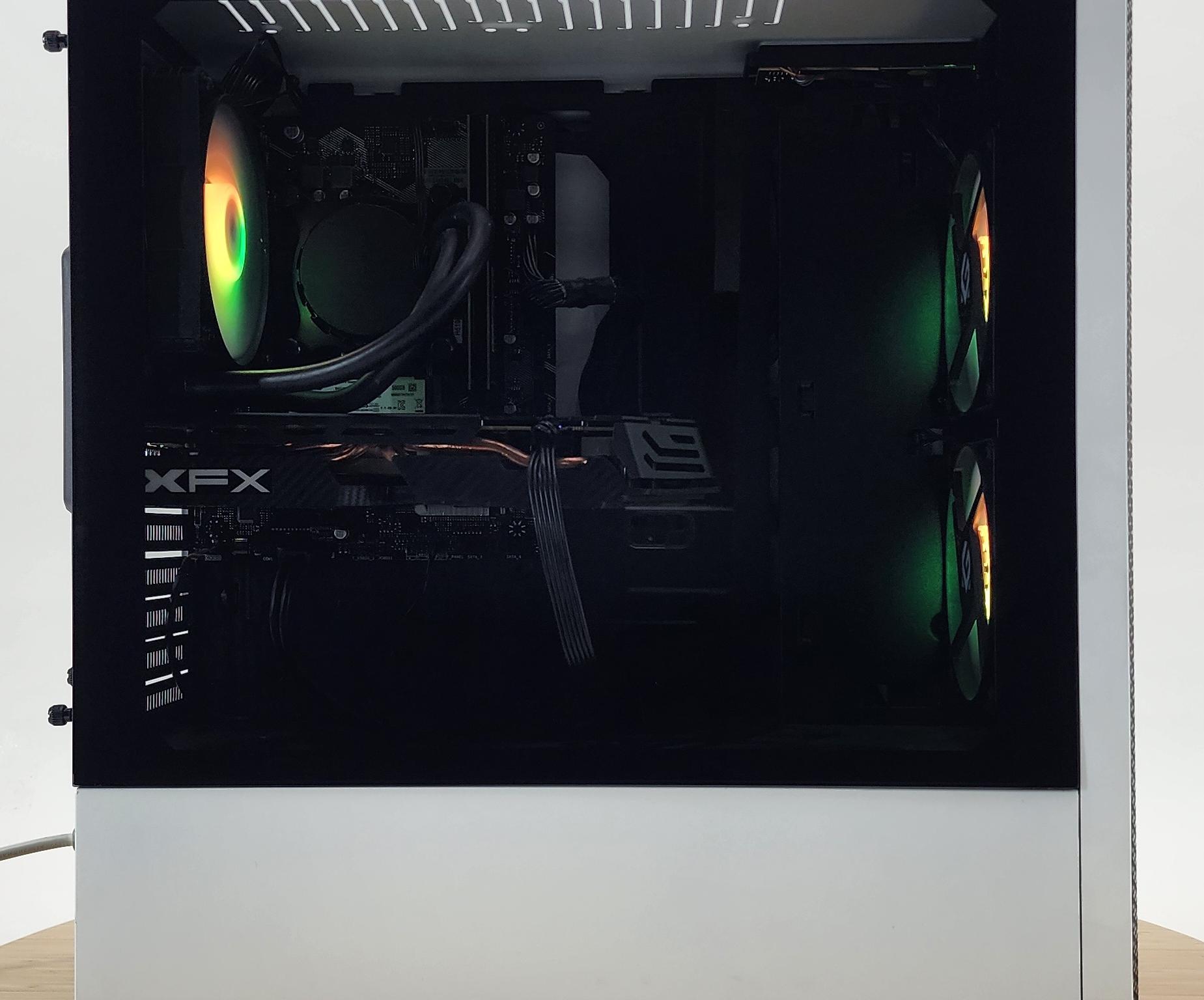 Gaming PC i7-10700 16GB RAM 500GB SSD RX 580 8GB Windows 11 Computer