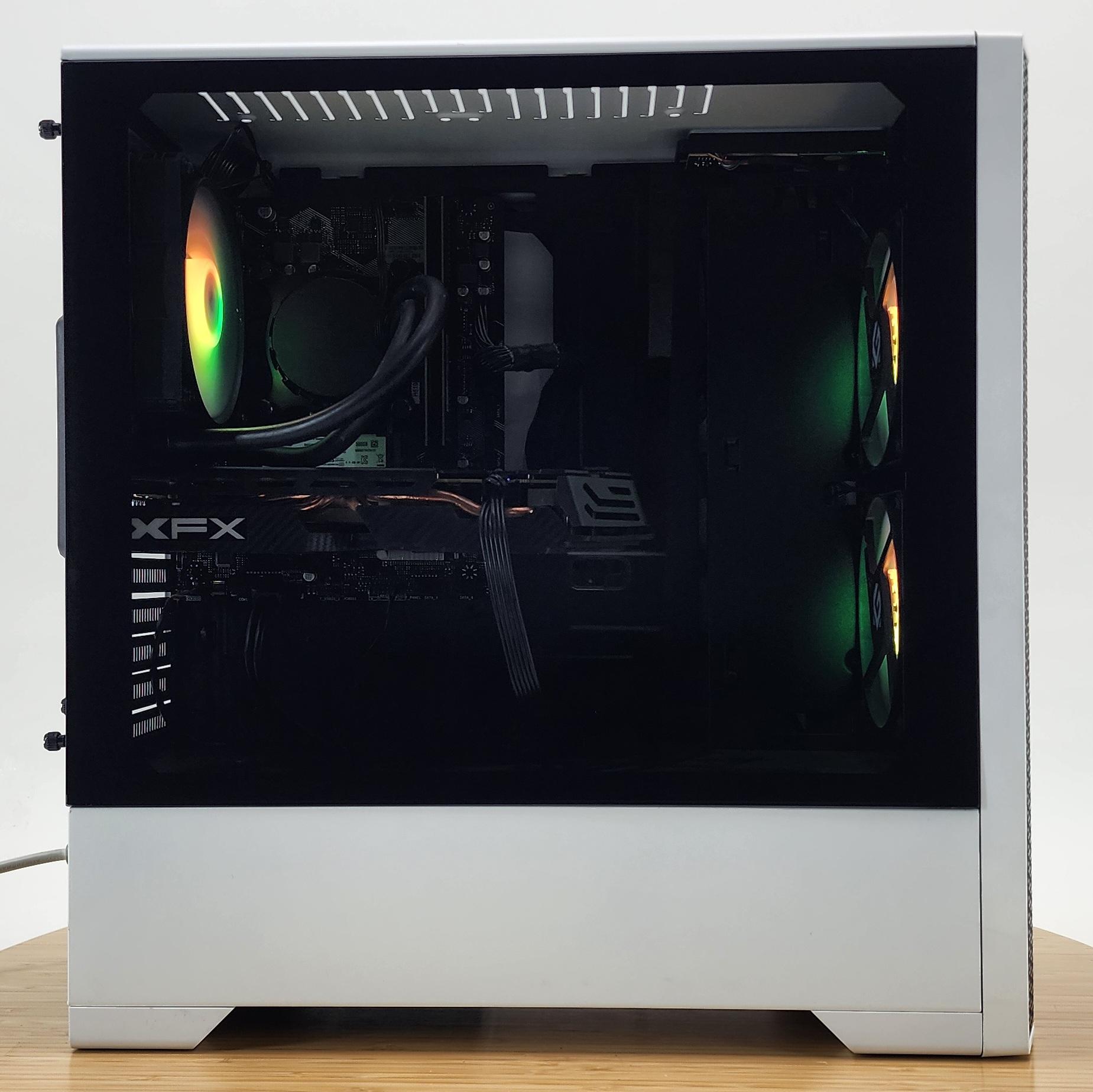 Gaming PC i7-10700 16GB RAM 500GB SSD RX 580 8GB Windows 11 Computer