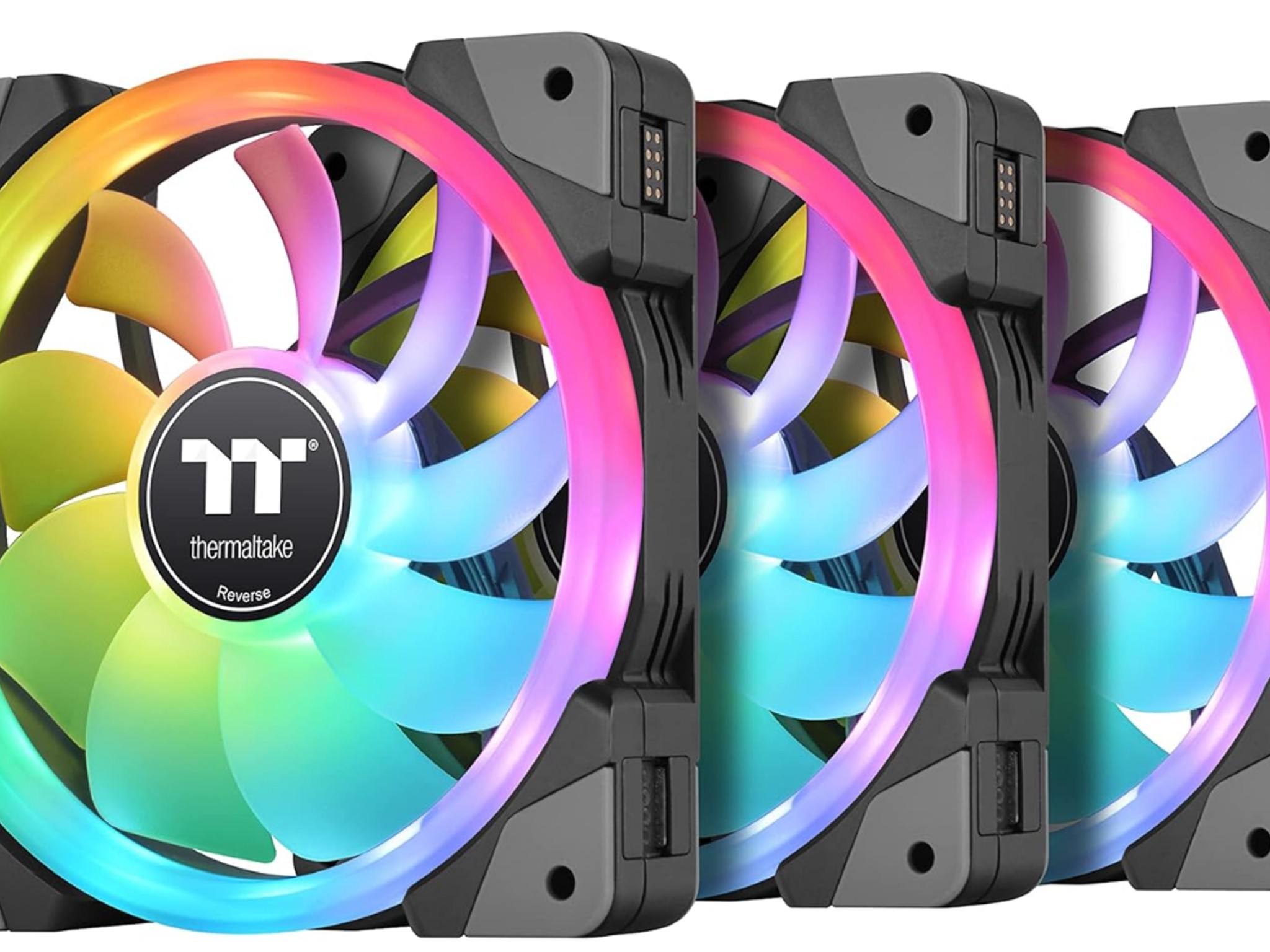BNIB SWAFAN EX 14 RGB PC Cooling Thermaltake Fan, 3 Fans