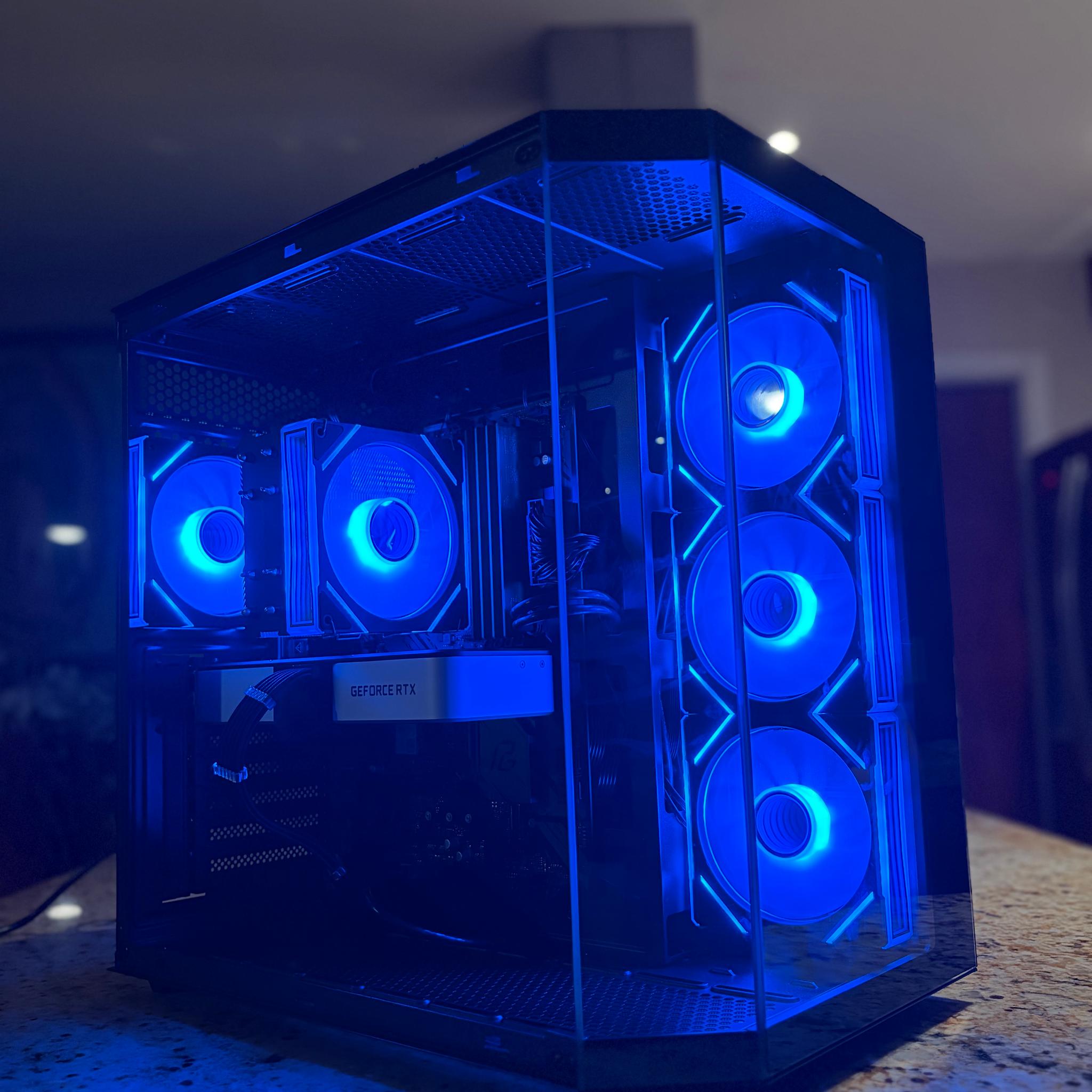 Black Gaming PC | RTX 3060Ti | RYZEN 5 3600X | 16GB RAM | 1TB SSD | ON BOARD WiFi + BT