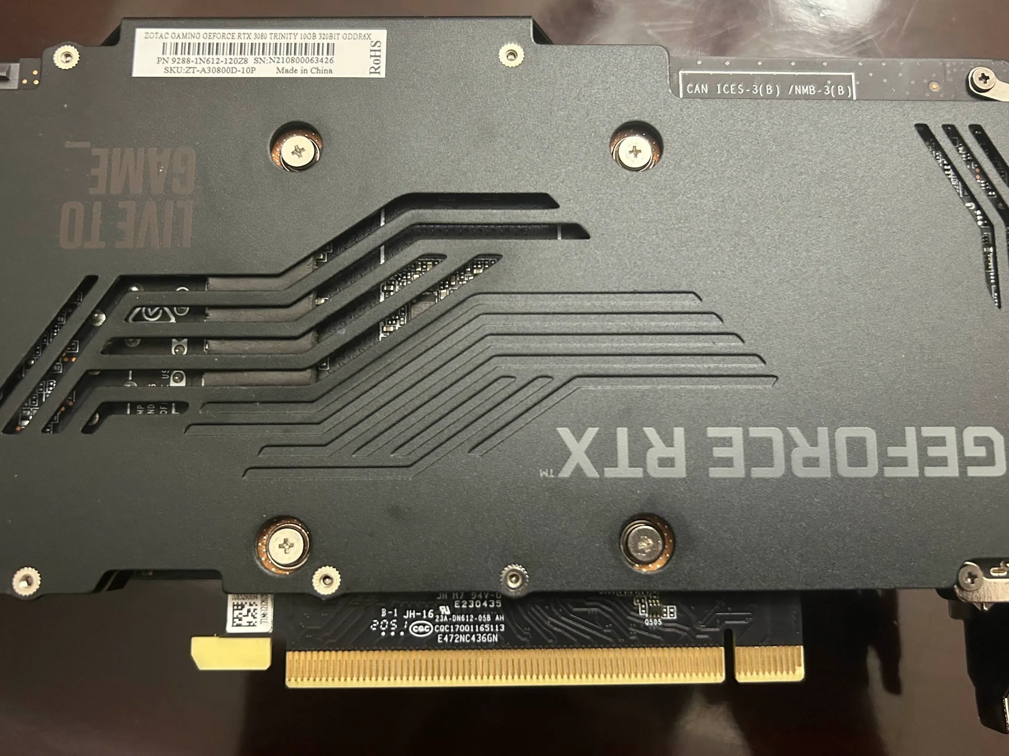 Zotac RTX 3080 Trinity 10GB