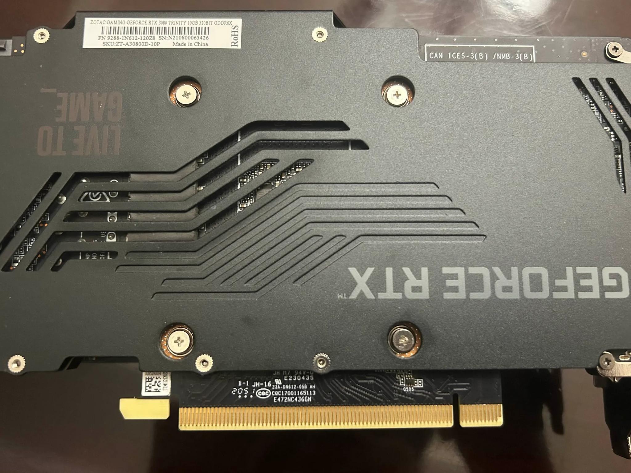 Zotac RTX 3080 Trinity 10GB
