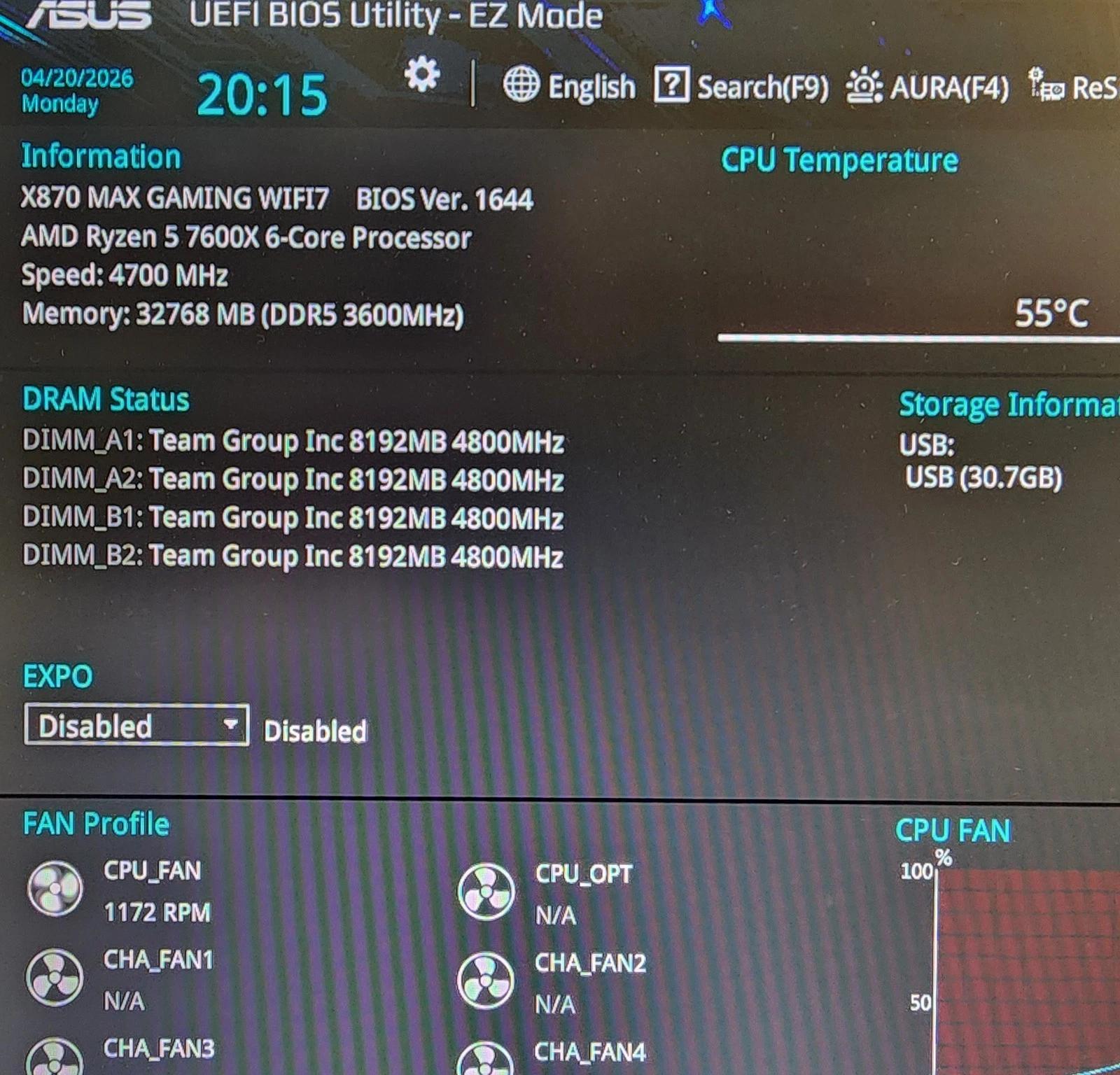 UPDATED BIOS ASUS X870 MAX GAMING WIFI7 DDR5 AM5 ATX MOTHERBOARD