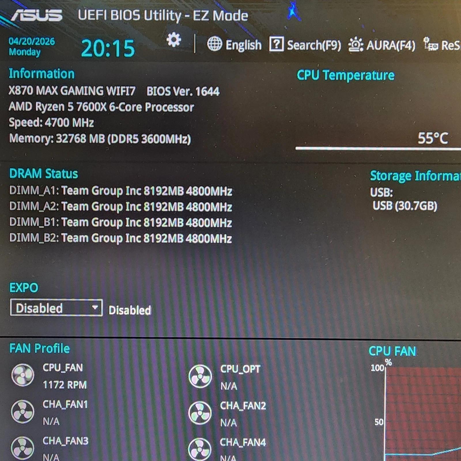 UPDATED BIOS ASUS X870 MAX GAMING WIFI7 DDR5 AM5 ATX MOTHERBOARD
