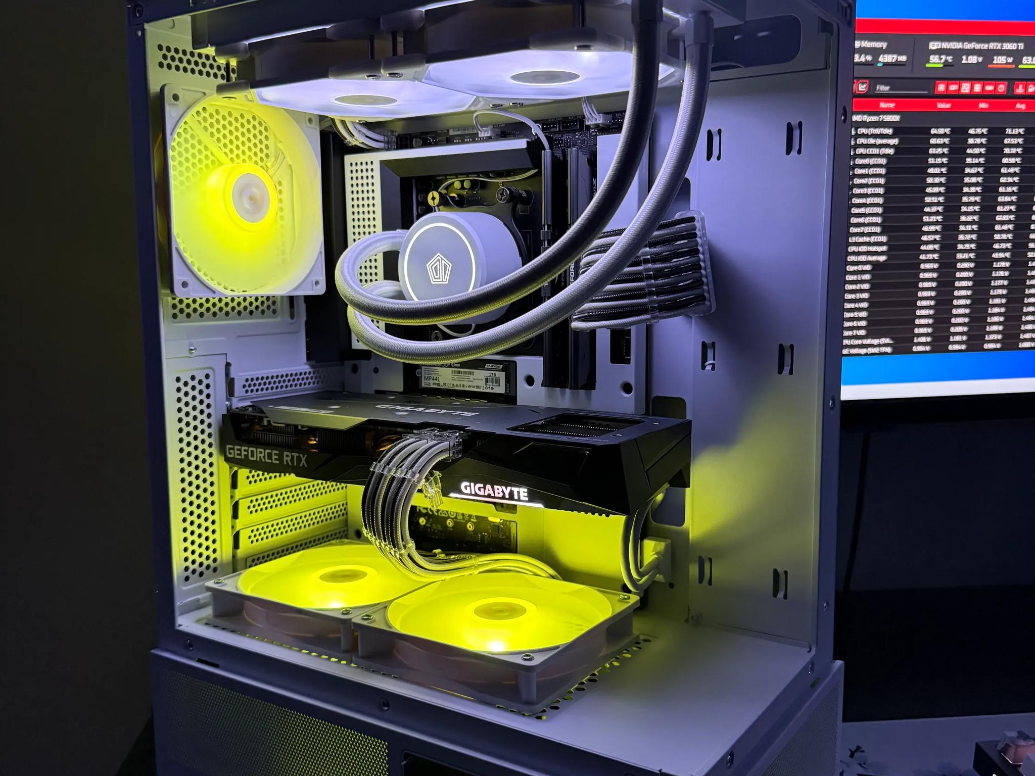 FRESHLY BUILT RTX 3060ti | RYZEN 7 5800x BUILD!