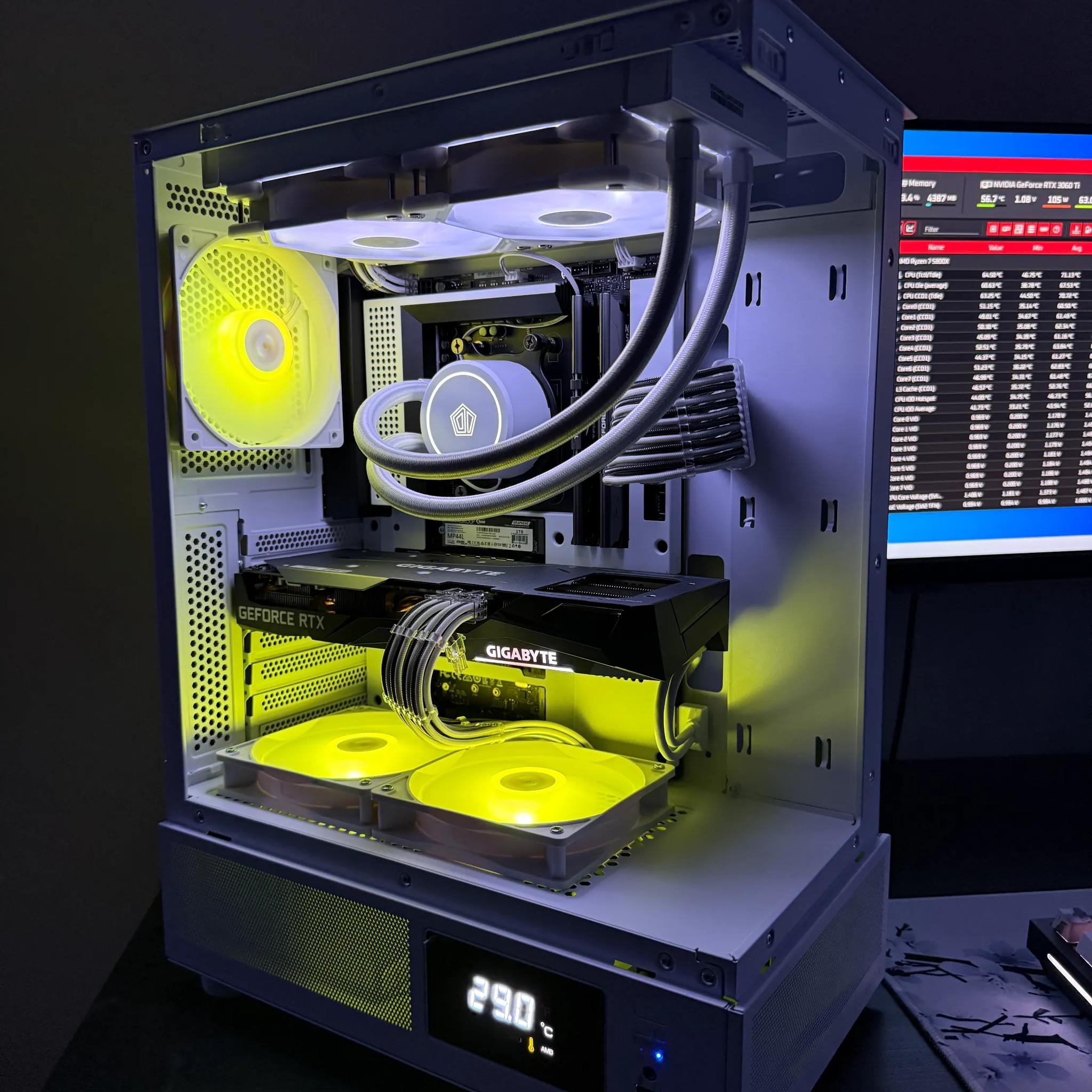 FRESHLY BUILT RTX 3060ti | RYZEN 7 5800x BUILD!