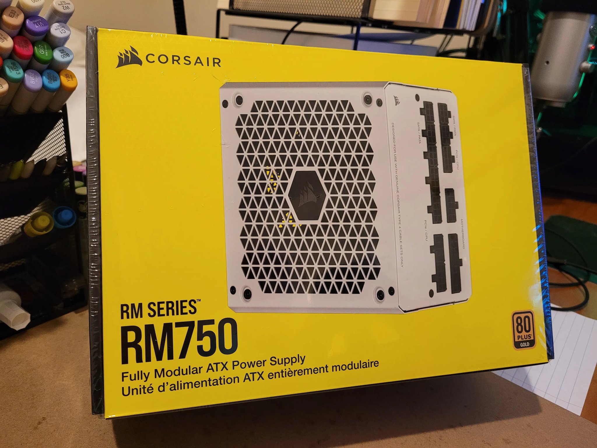 Corsair RM750 W 80+ Gold Certified Fully Modular ATX Power Supply (NEW UNOPENED)
