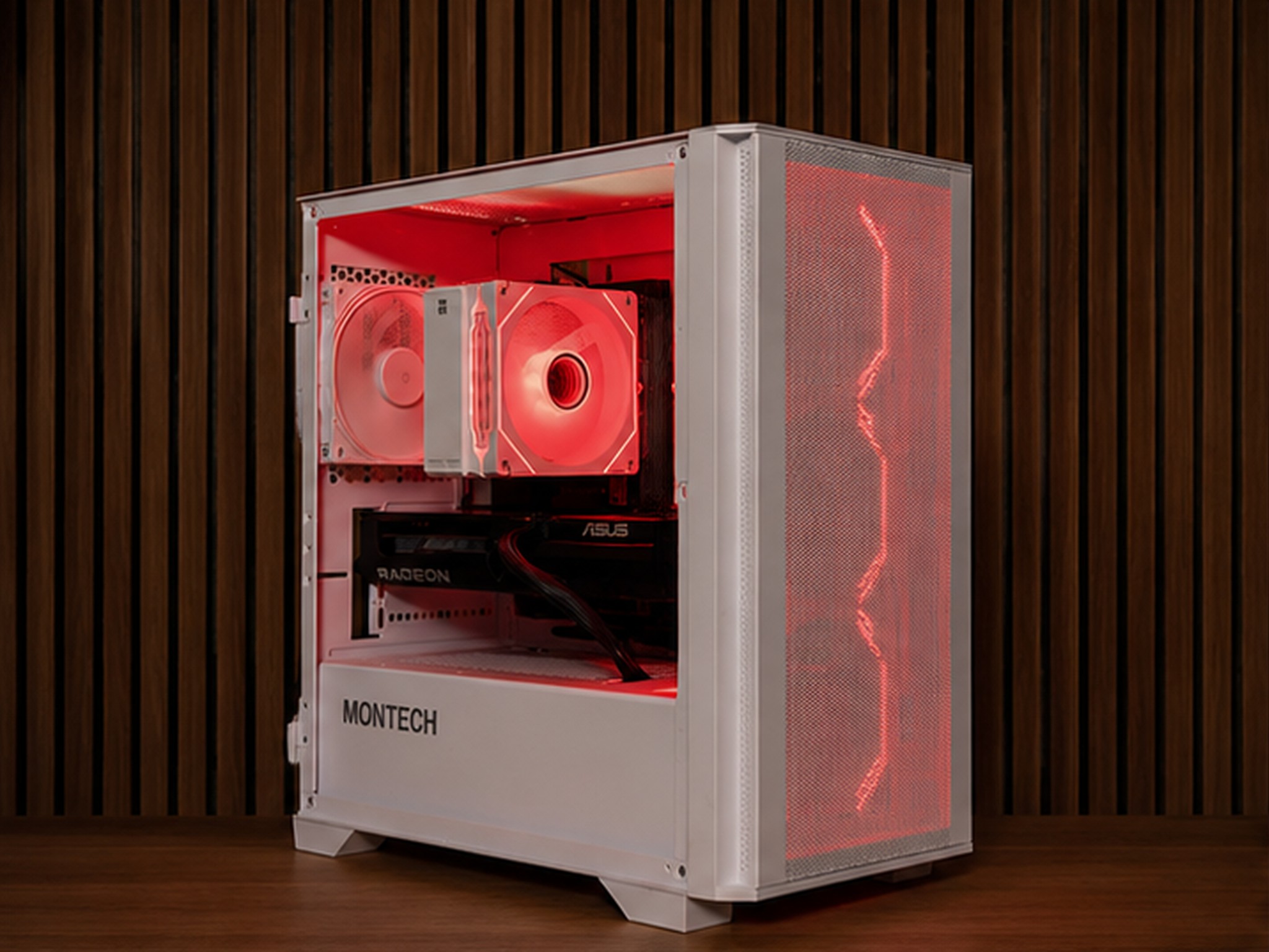 TEAM RED | RX 9060XT 16GB | Ryzen 5 5600x | 32GB RAM | NVME | Windows 11| WHITEOUT