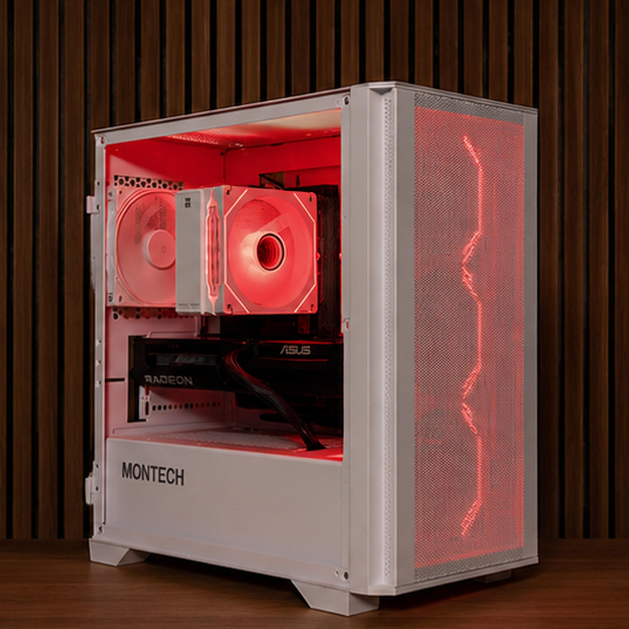 TEAM RED | RX 9060XT 16GB | Ryzen 5 5600x | 32GB RAM | NVME | Windows 11| WHITEOUT
