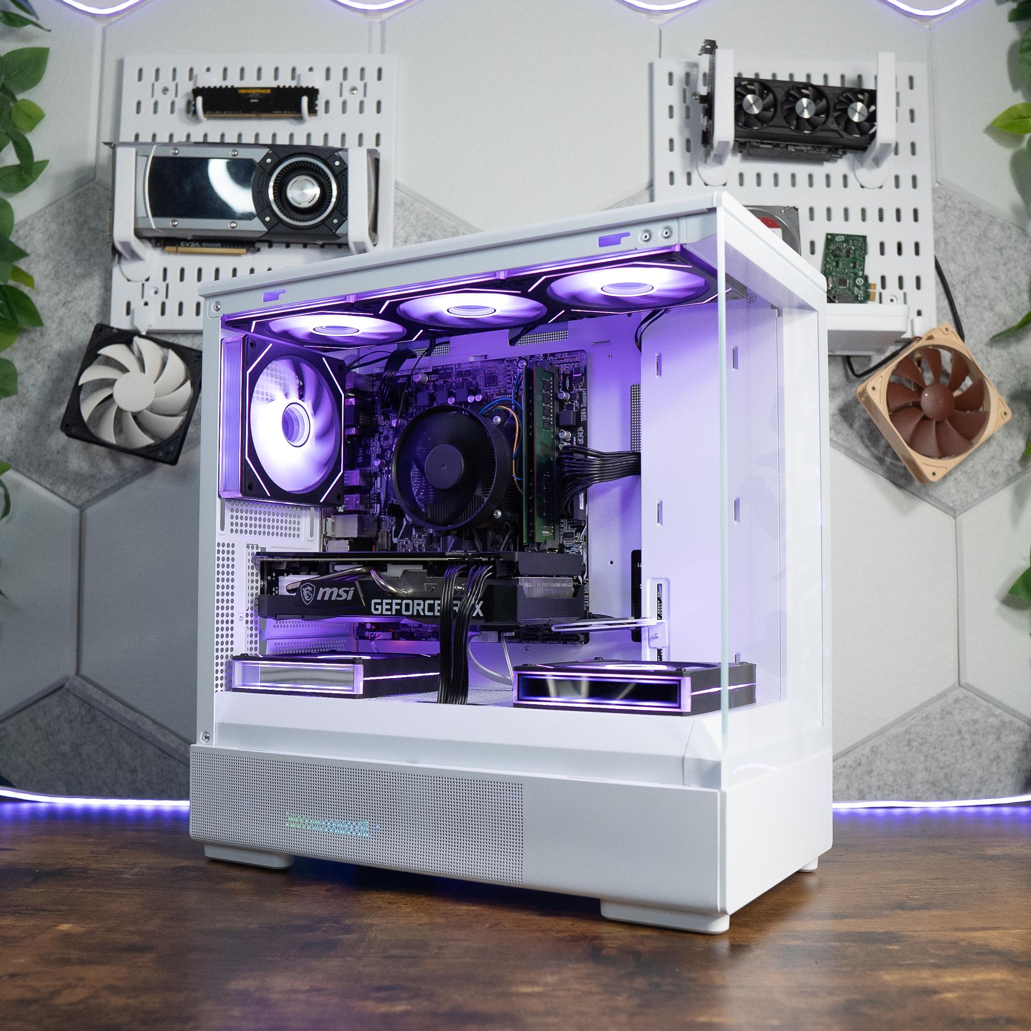 ❄️🌨 | MSI GeForce RTX 3070 8GB | RYZEN 7 5700G | 32GB DDR4 RAM | 1TB NVME + 2TB HD | Arctic Borealis