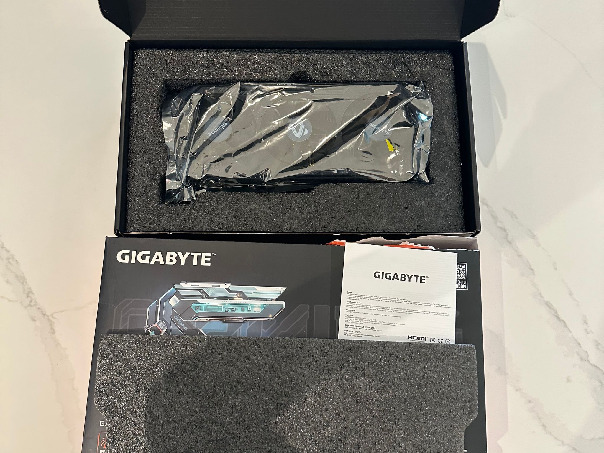 GIGABYTE Radeon RX 9070 XT Gaming OC 16GB GDDR6 Graphics Card