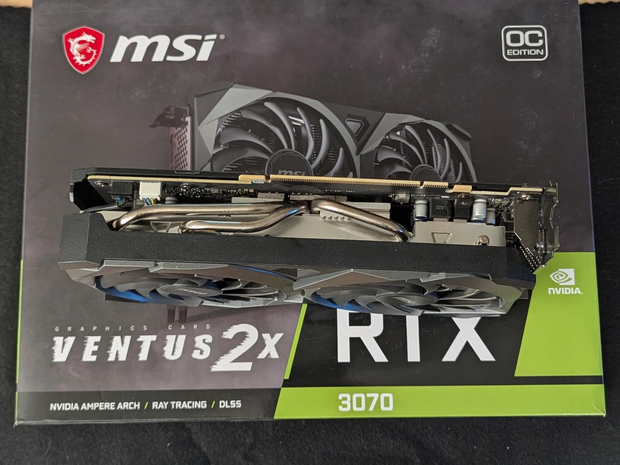 🌪️ MSI RTX 3070 Ventus 2X OC – Dual Fan 1440p Gaming Powerhouse | Quiet & Compact