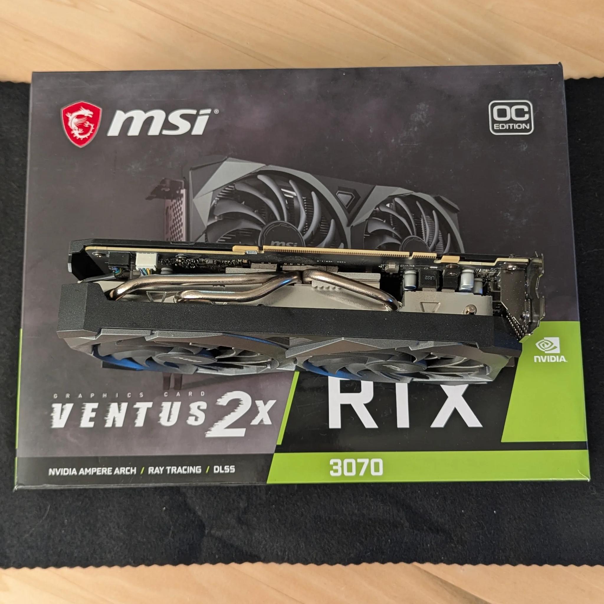 🌪️ MSI RTX 3070 Ventus 2X OC – Dual Fan 1440p Gaming Powerhouse | Quiet & Compact