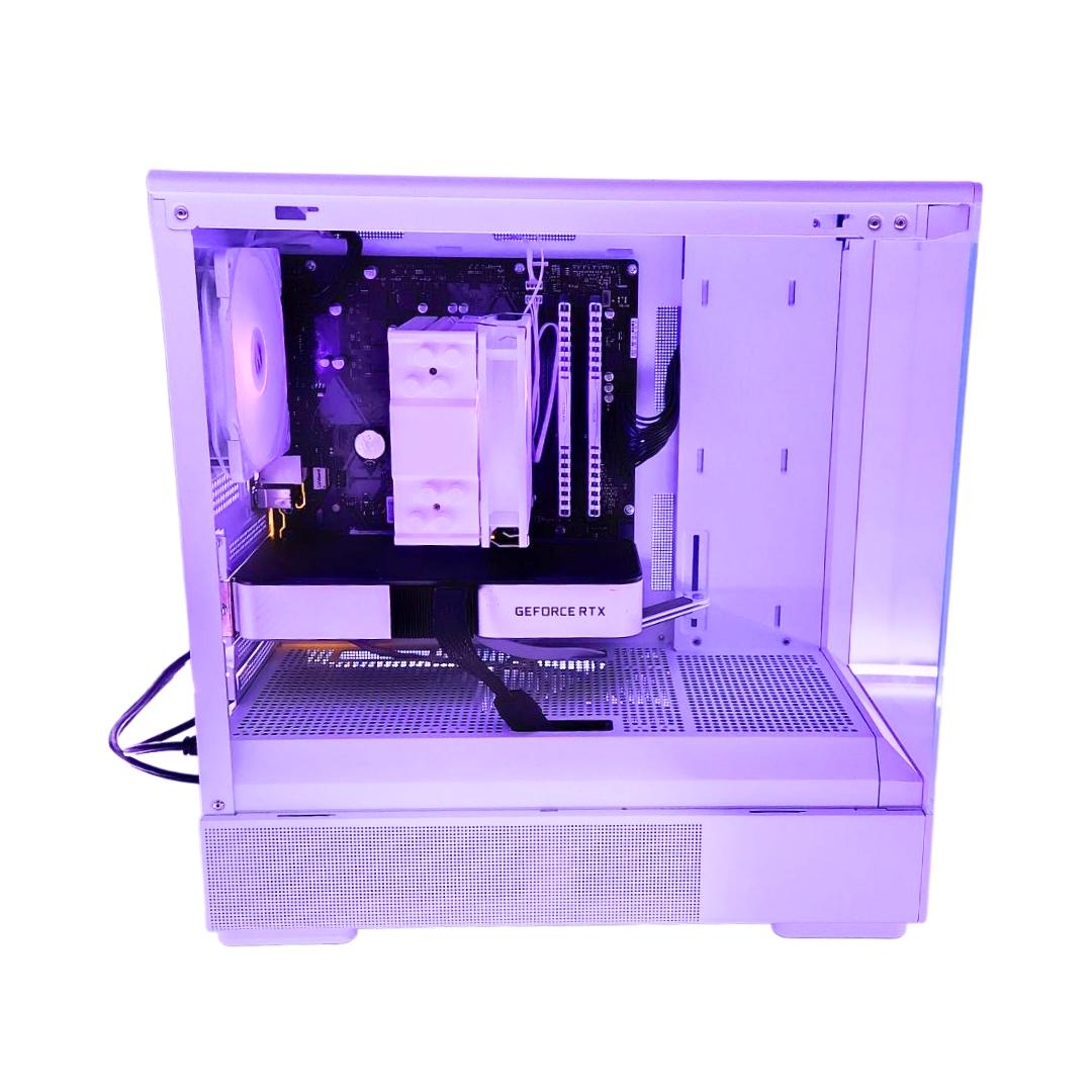 🌌 Cosmos 🌠: RTX 3060 TI | Ryzen 5 5600 | 16GB DDR4 RAM | 512GB SSD | 2 RGB Fans | White Gaming PC
