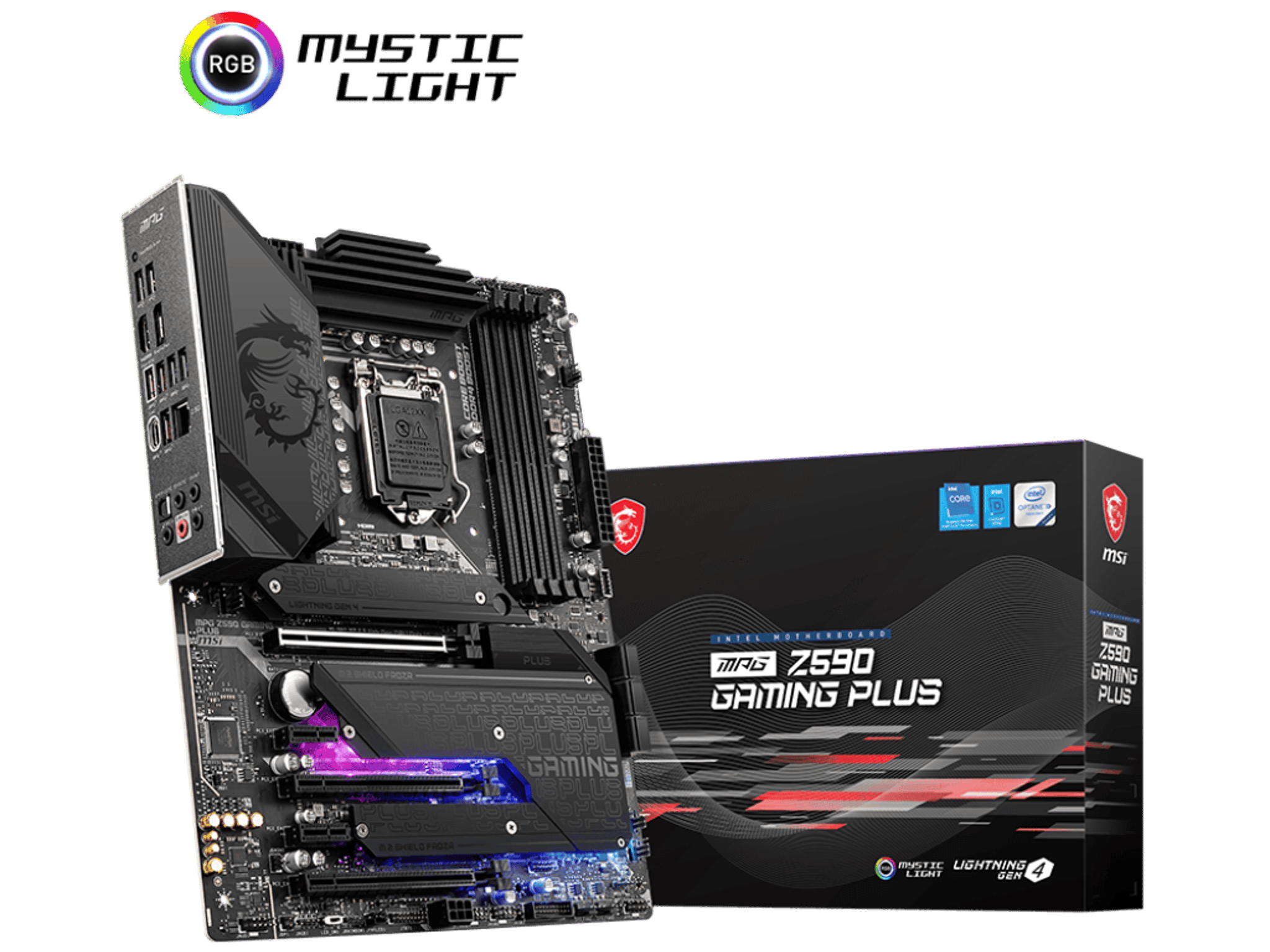 MSI MPG Z590 Gaming Plus ATX Motherboard — Manufacturer Refurbished