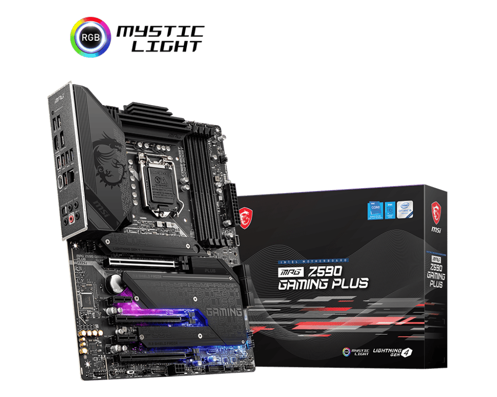 MSI MPG Z590 Gaming Plus ATX Motherboard — Manufacturer Refurbished