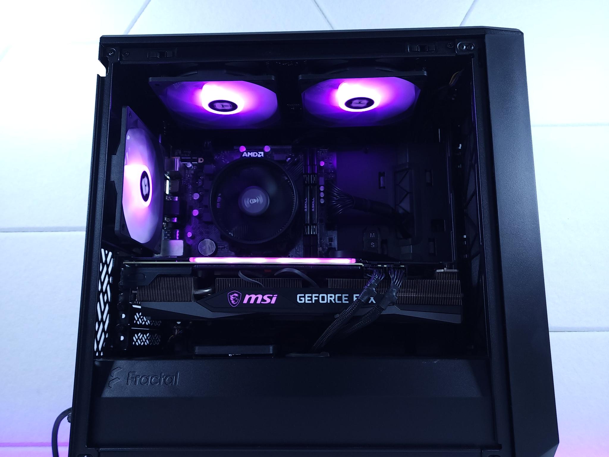 💜🖤RTX 3070 || Ryzen 5 5600GT || 1.5TB SSD* || 16GB 3200MHz DDR4 || 1080p/1440p Gaming Computer