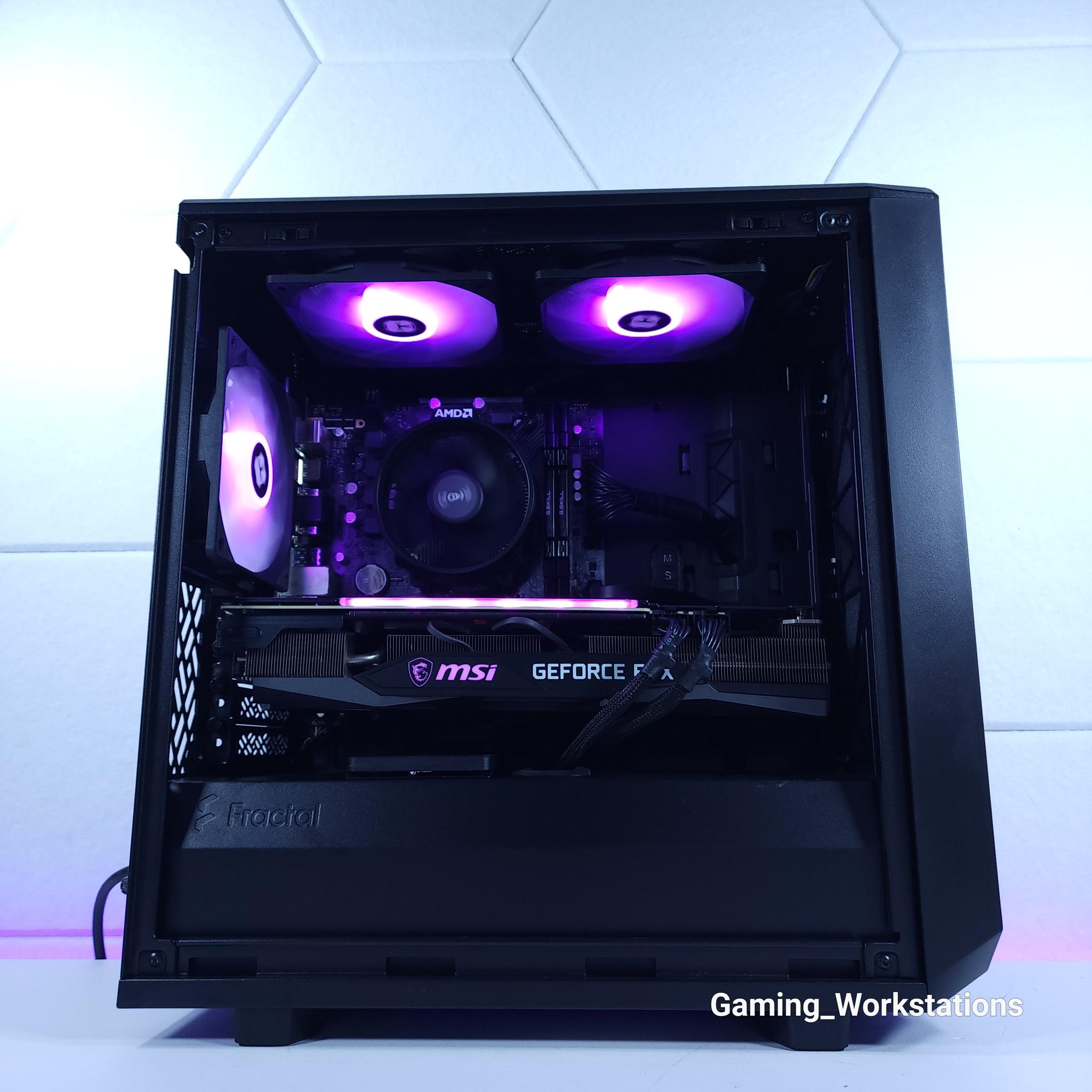 💜🖤RTX 3070 || Ryzen 5 5600GT || 1.5TB SSD* || 16GB 3200MHz DDR4 || 1080p/1440p Gaming Computer