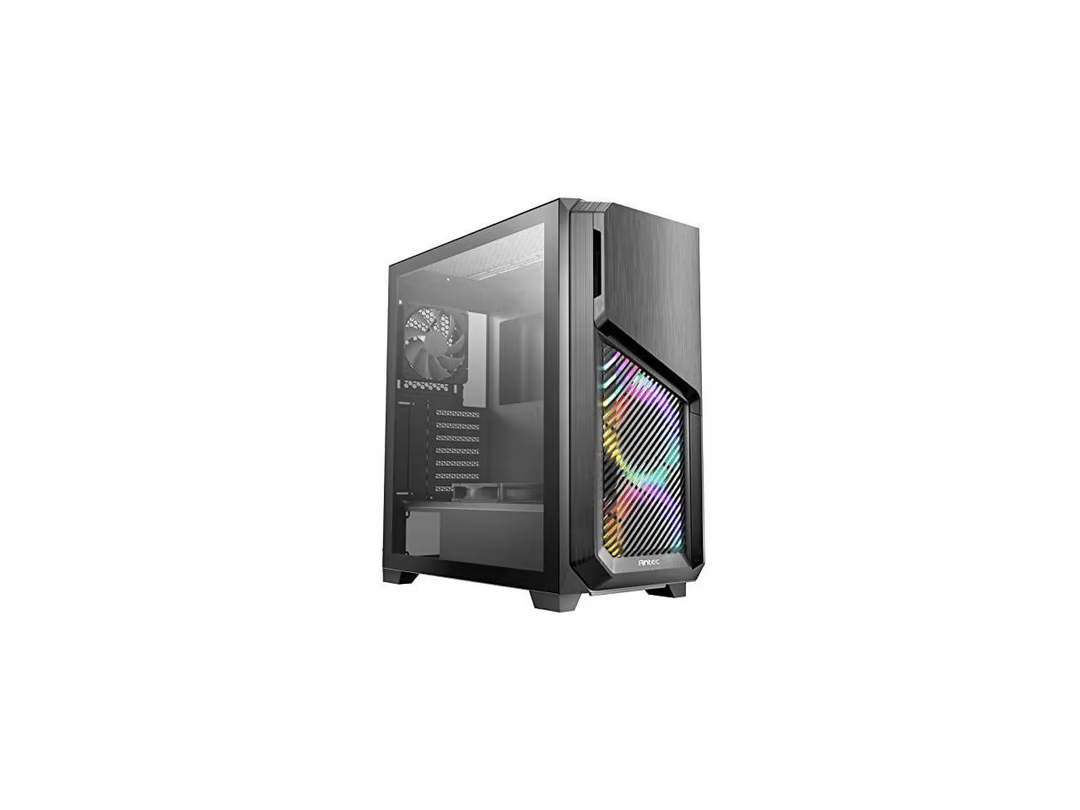 Antec Dark Phantom DP502 FLUX, Mid Tower ATX Gaming Case, Tempered Glass Side Panel