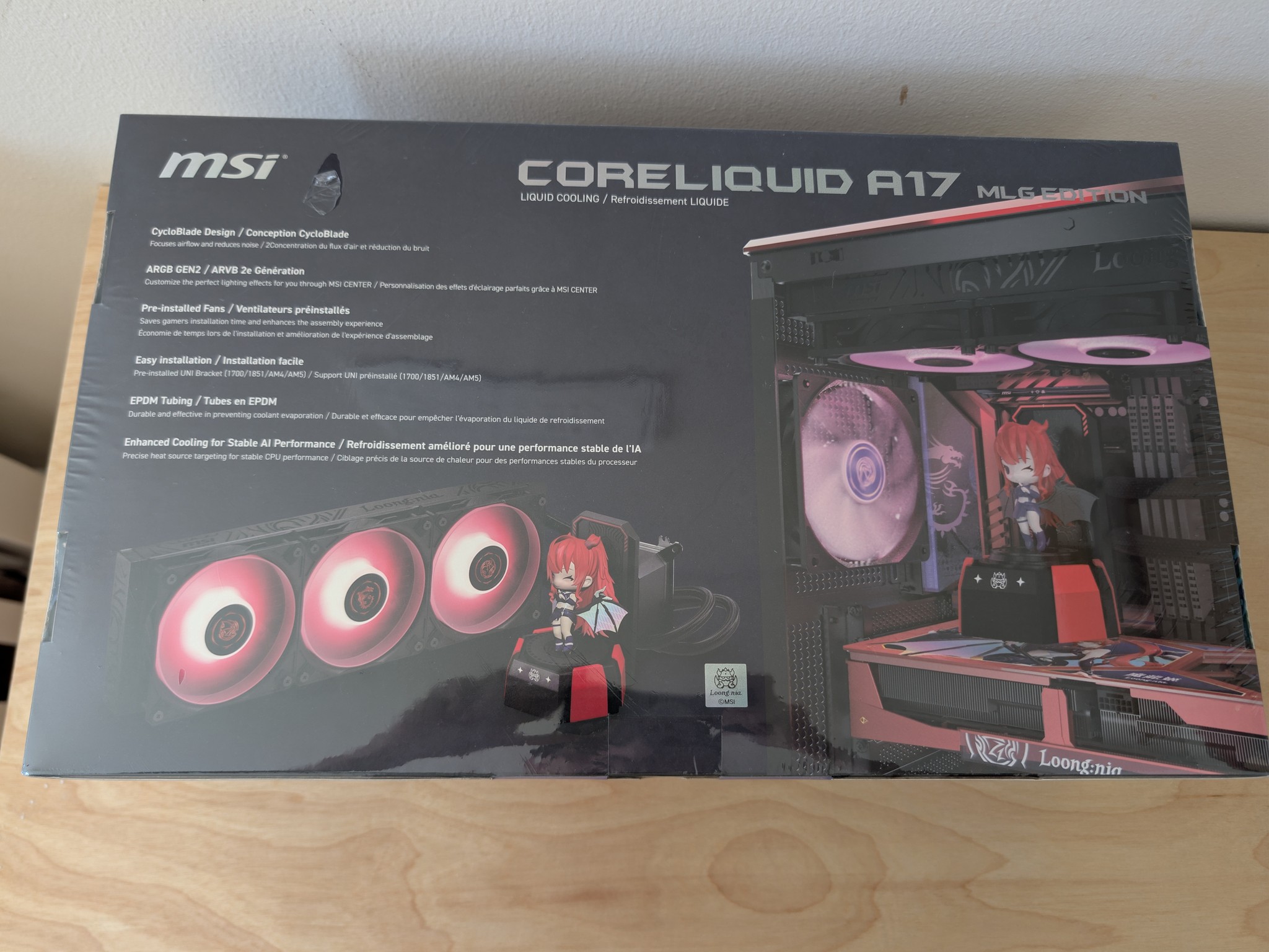 NEW MSI CORELIQUID A17 MLG Edition 360mm ARGB AIO CPU Liquid Cooler | Factory Sealed