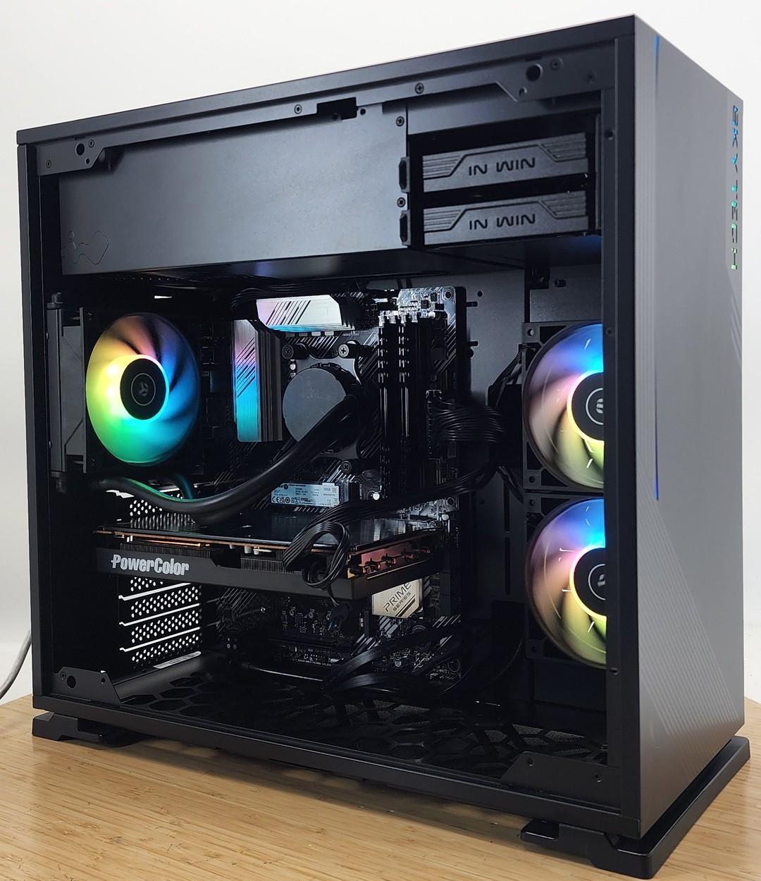 Gaming PC Ryzen 7 3700X 16GB RAM 500GB SSD RX 5700 8GB Windows 11 Computer