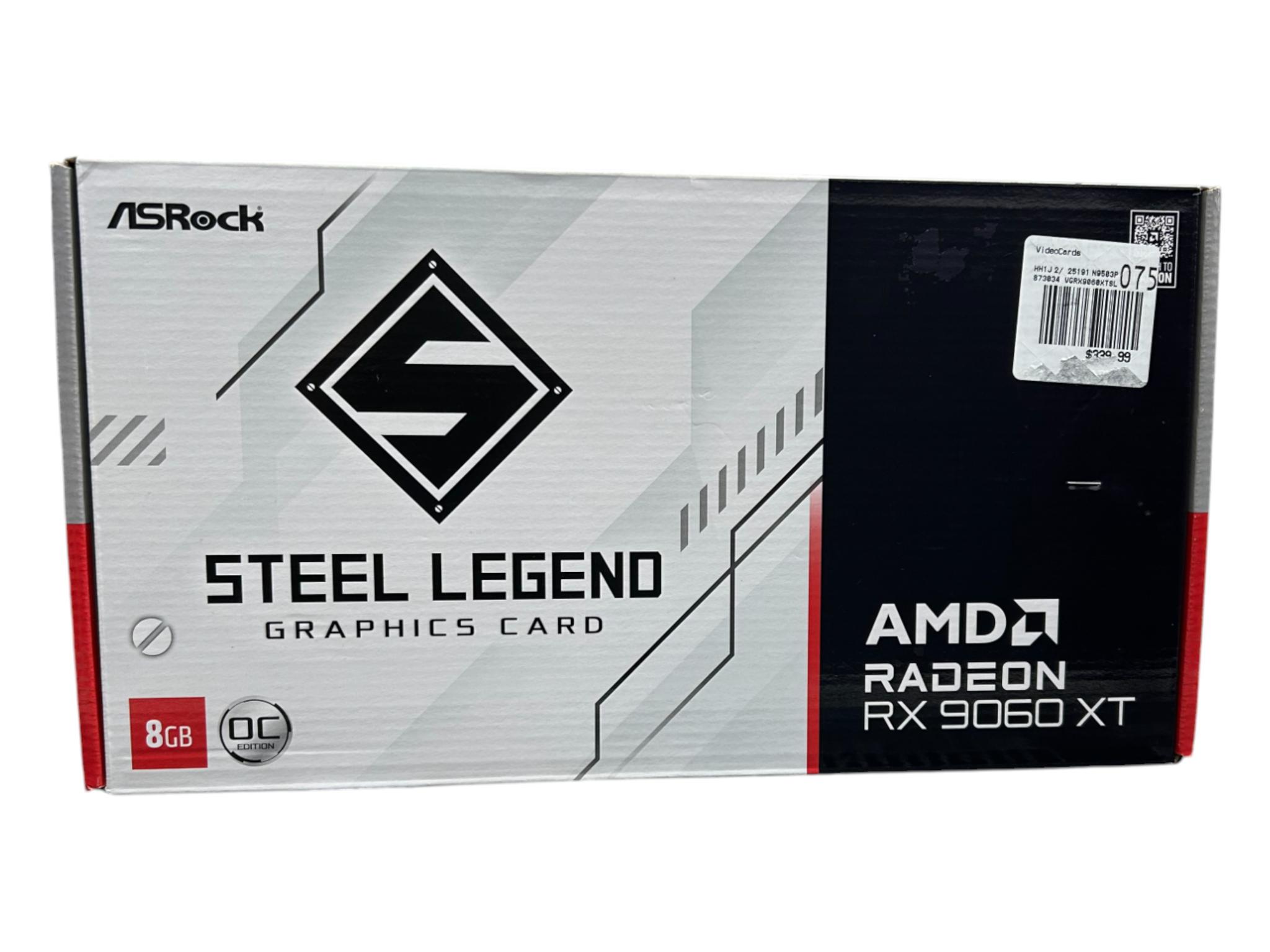 Asrock RX 9060XT Steel Legend OC 8GB