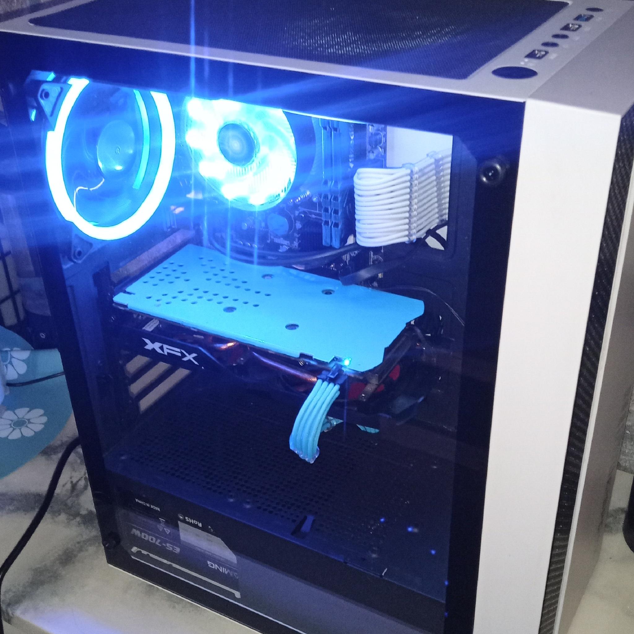 DeskTop Computer-i7 3770-16gb Ram-Rx 570 4g-512 SSD HD-700W PSU-6 120MM CASE FANS-WIN 11 PRO