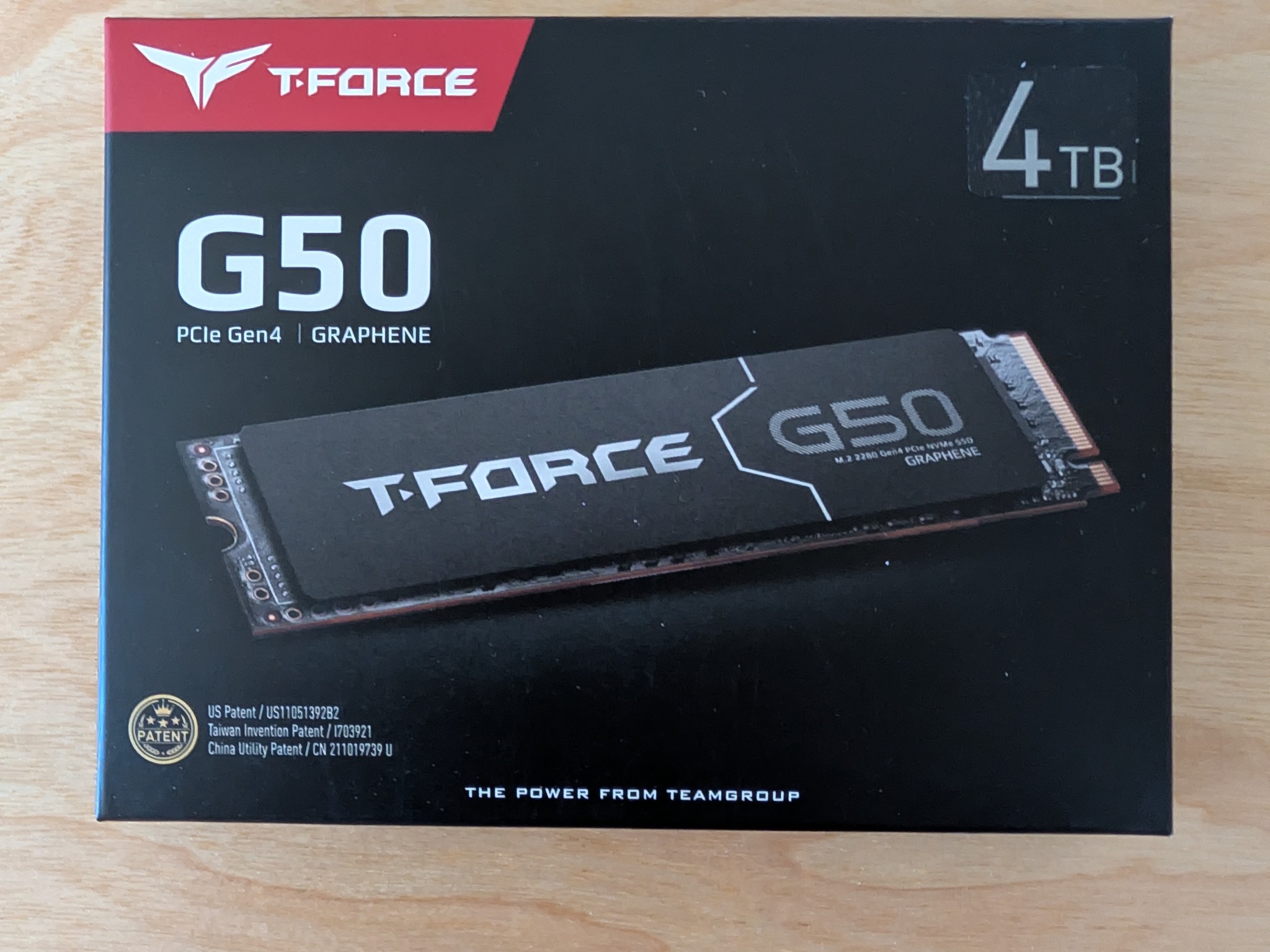 BRAND NEW TeamGroup T-FORCE G50 4TB PCIe Gen4 NVMe M.2 SSD | TLC | 5000MB/s | Graphene