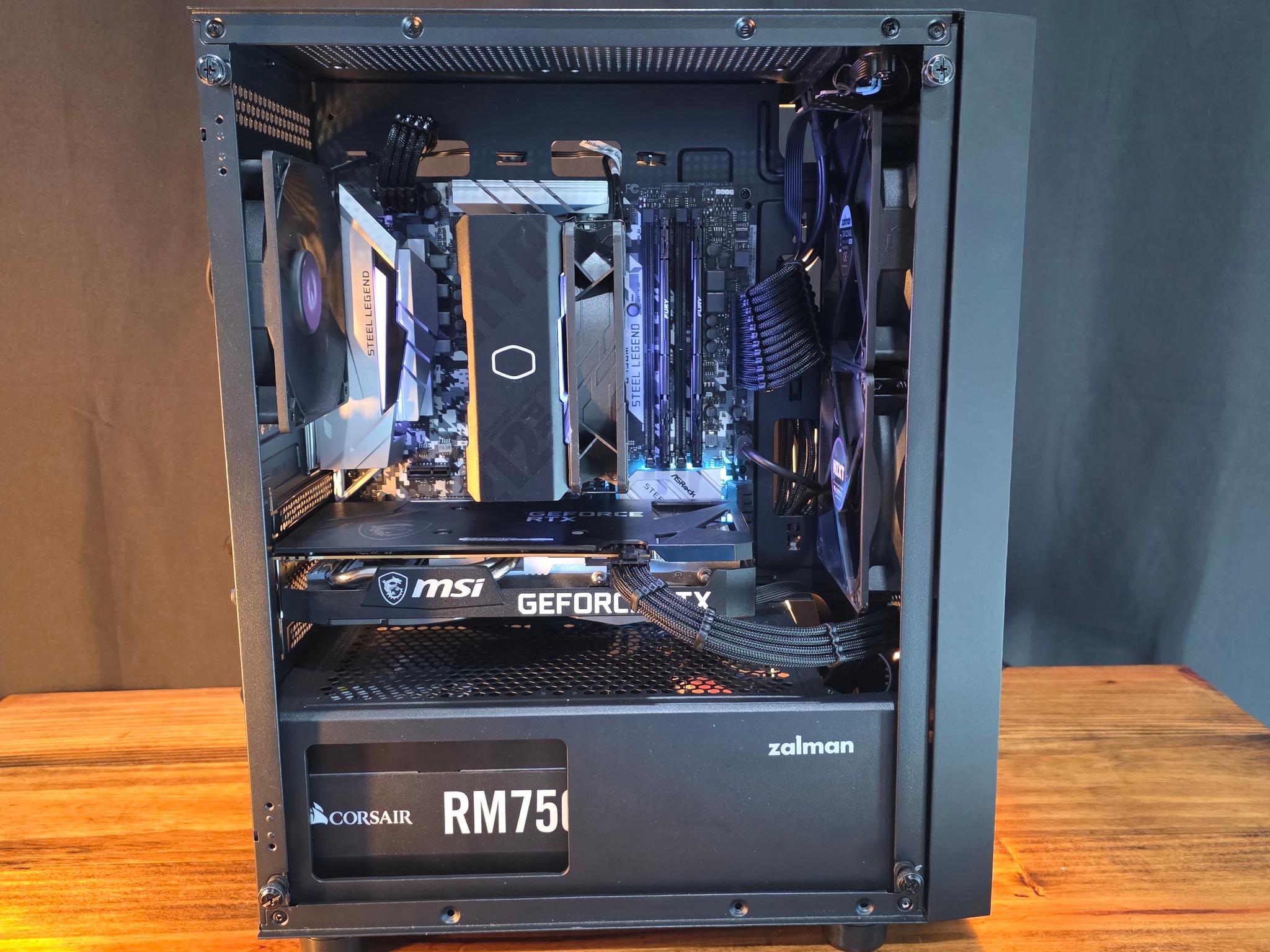VOLT V1.0 — AMD Ryzen 5 5600G | RTX 3060 12GB | 16GB DDR4 | 512GB NVMe — Compact Gaming PC