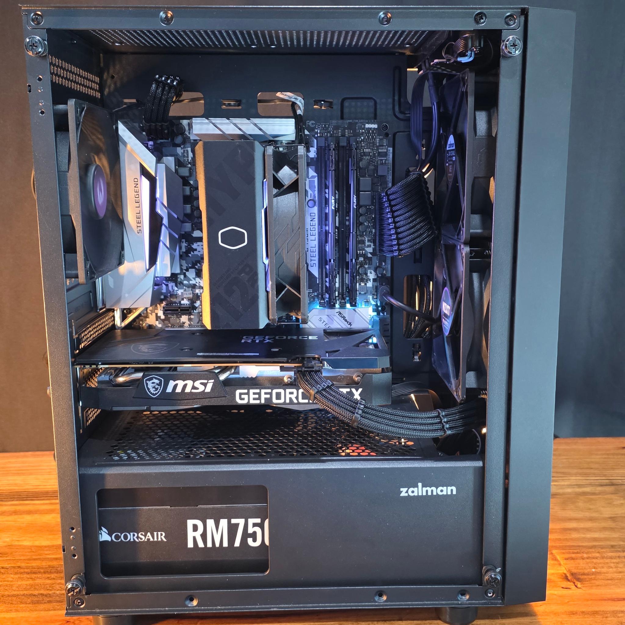 VOLT V1.0 — AMD Ryzen 5 5600G | RTX 3060 12GB | 16GB DDR4 | 512GB NVMe — Compact Gaming PC