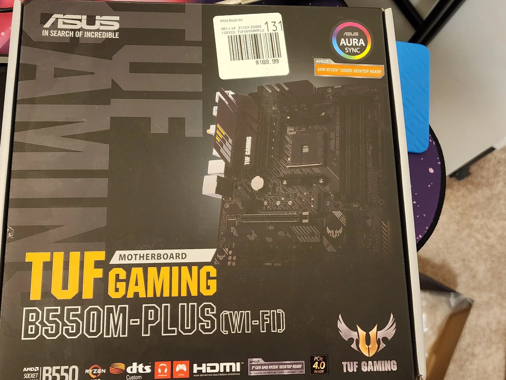 For Sale Used Asus Tuff B550M-Plus Wi-Fi Like New