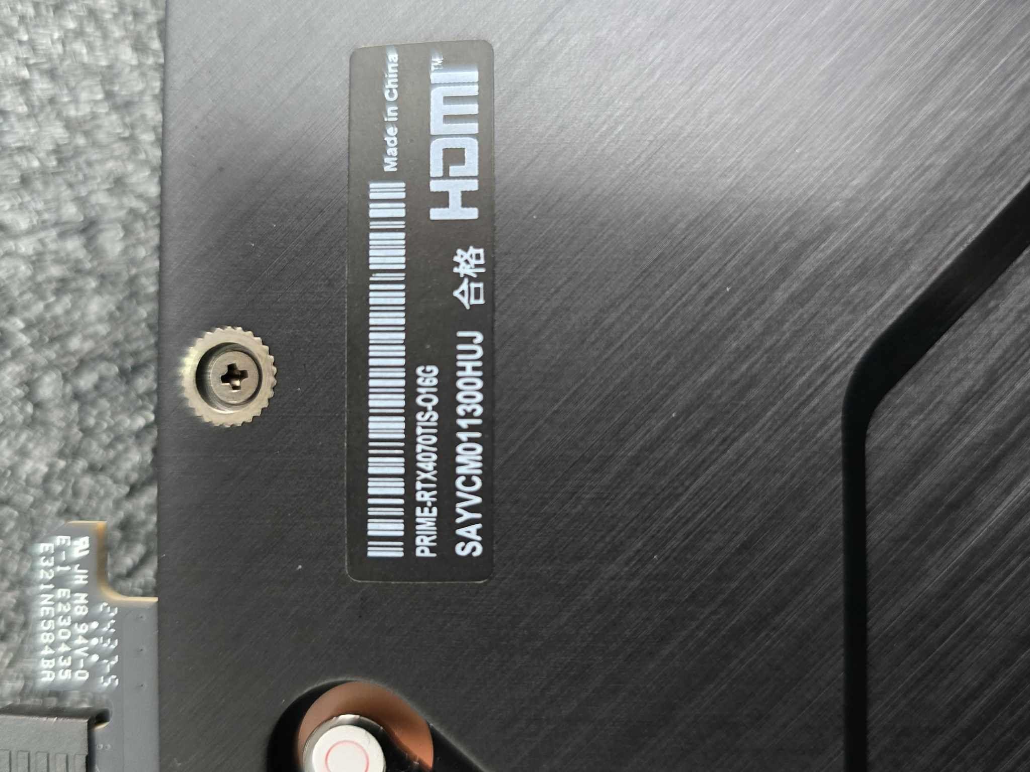 ASUS PRIME RTX 4070 Ti SUPER
