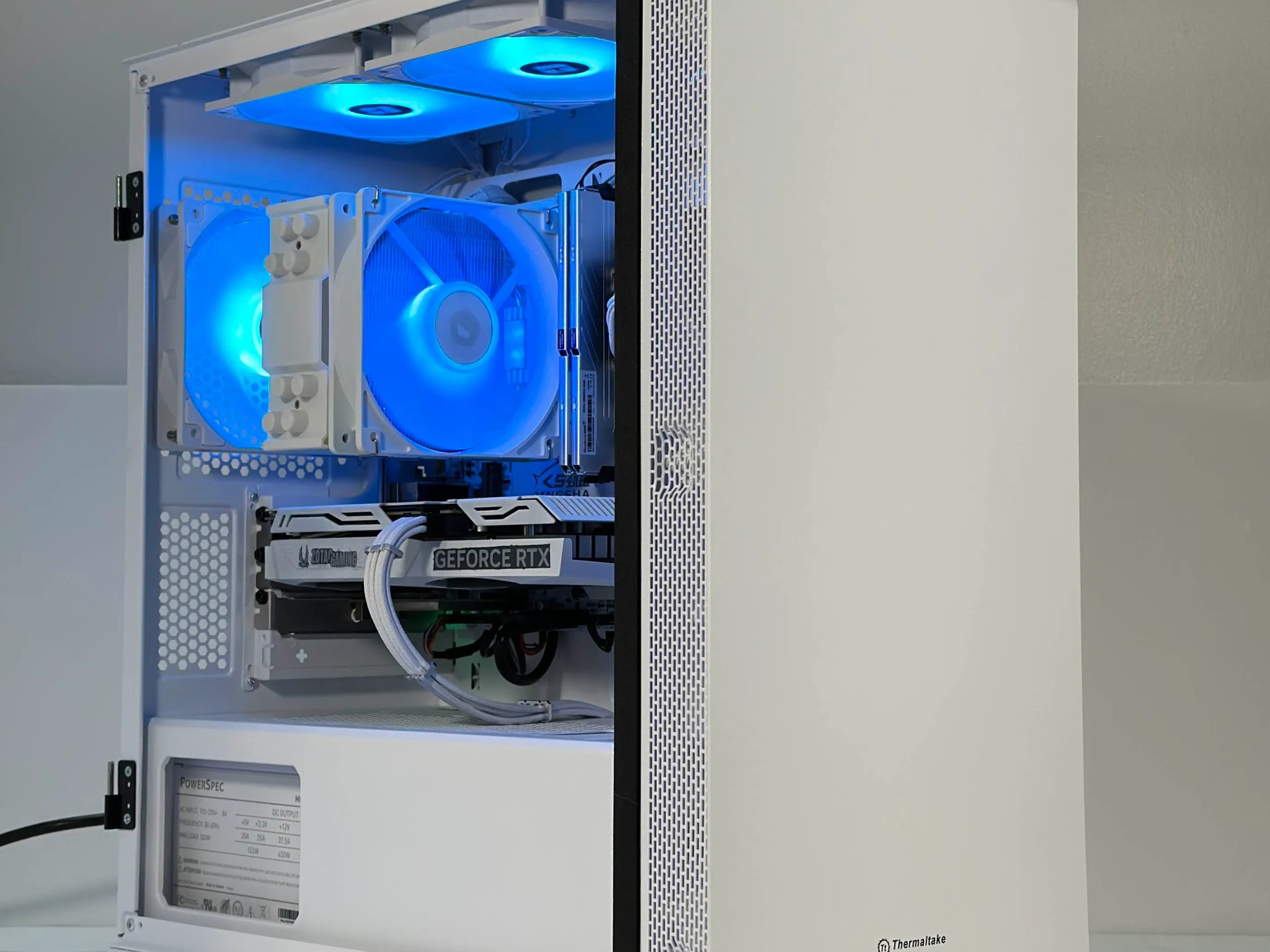Intel i5-11500 | RTX 4060 | 16GB RAM | 1TB SSD | WIFI | Clean White Gaming PC
