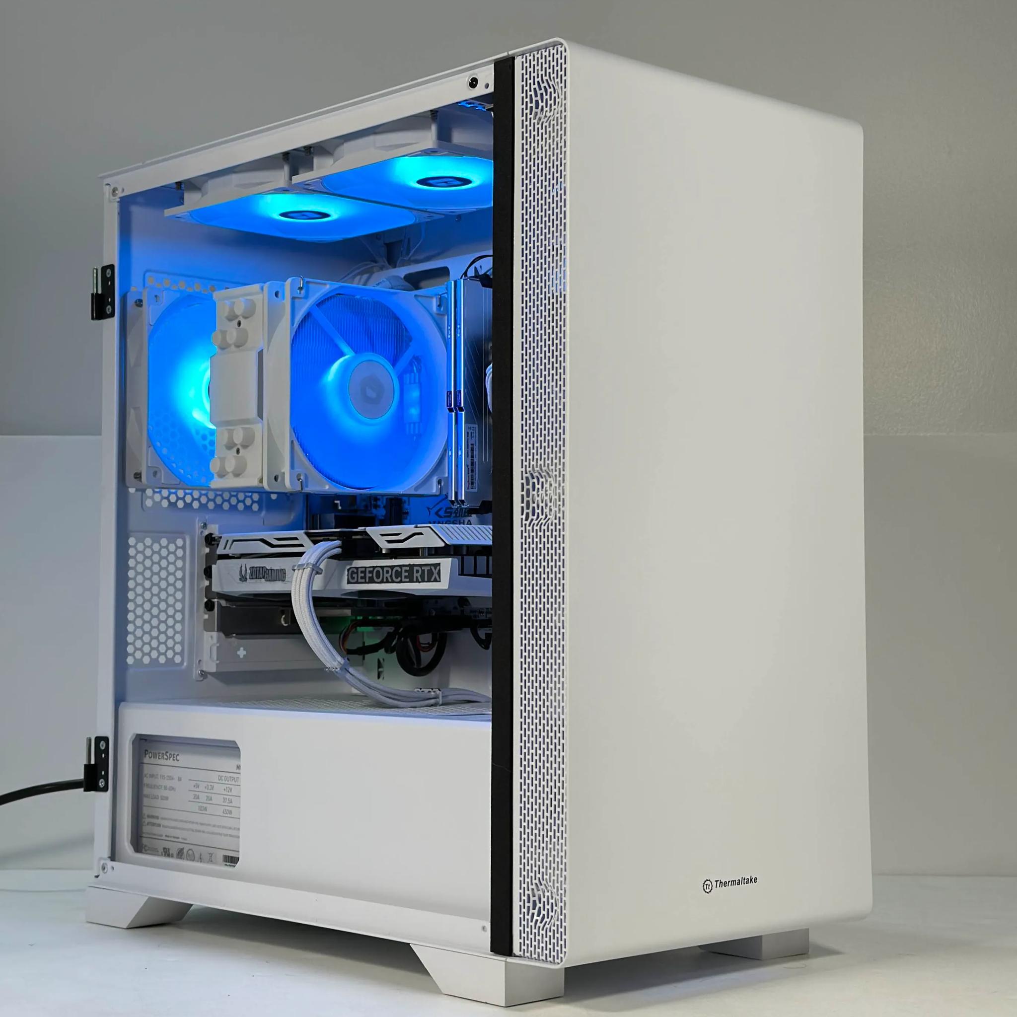 Intel i5-11500 | RTX 4060 | 16GB RAM | 1TB SSD | WIFI | Clean White Gaming PC