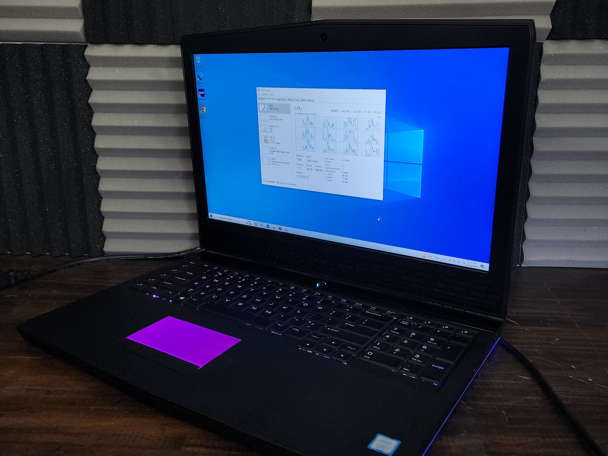 👽 GeForce GTX 1070 8GB // Intel Core i7 8750H // SK Hynix 16GB 2400MHz : Alienware 17 R5