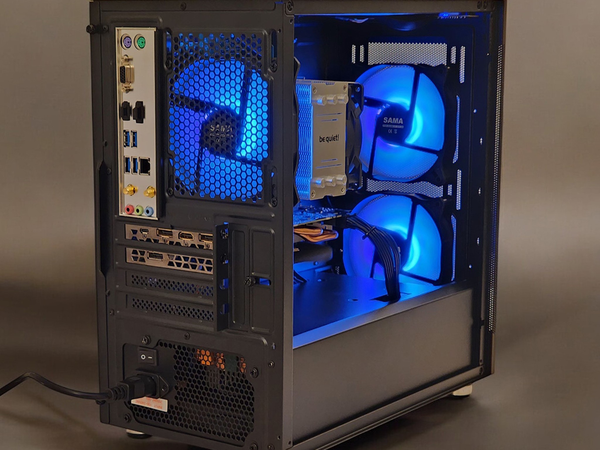 👊 RTX 2070, RYZEN 5 4500, 16GB DDR4, 512GB NVME M.2 + 500GB HDD, WIFI, High Performance Gaming PC!