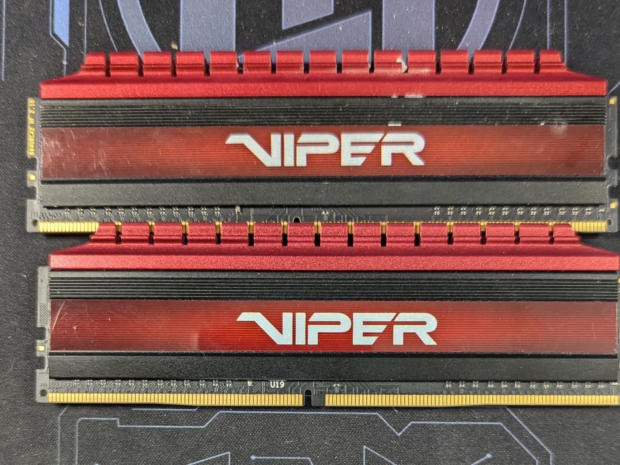 Patriot Viper CL16 3000mhz DDR4 2x4GB Kit
