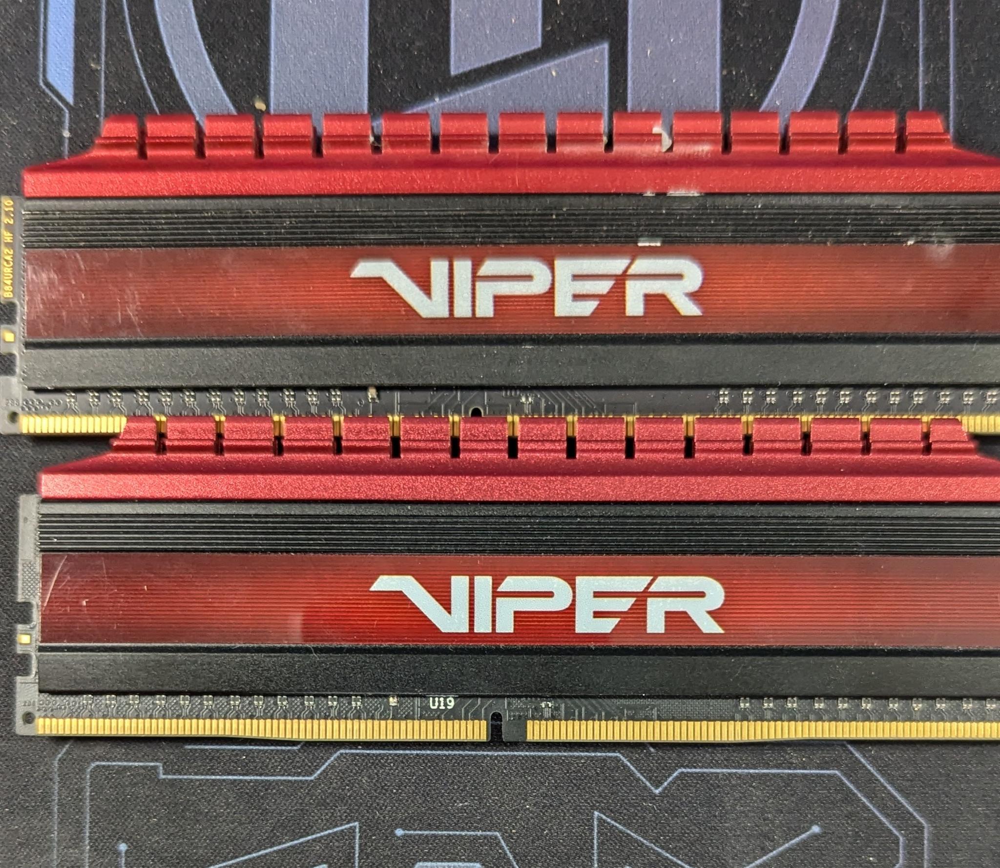Patriot Viper CL16 3000mhz DDR4 2x4GB Kit