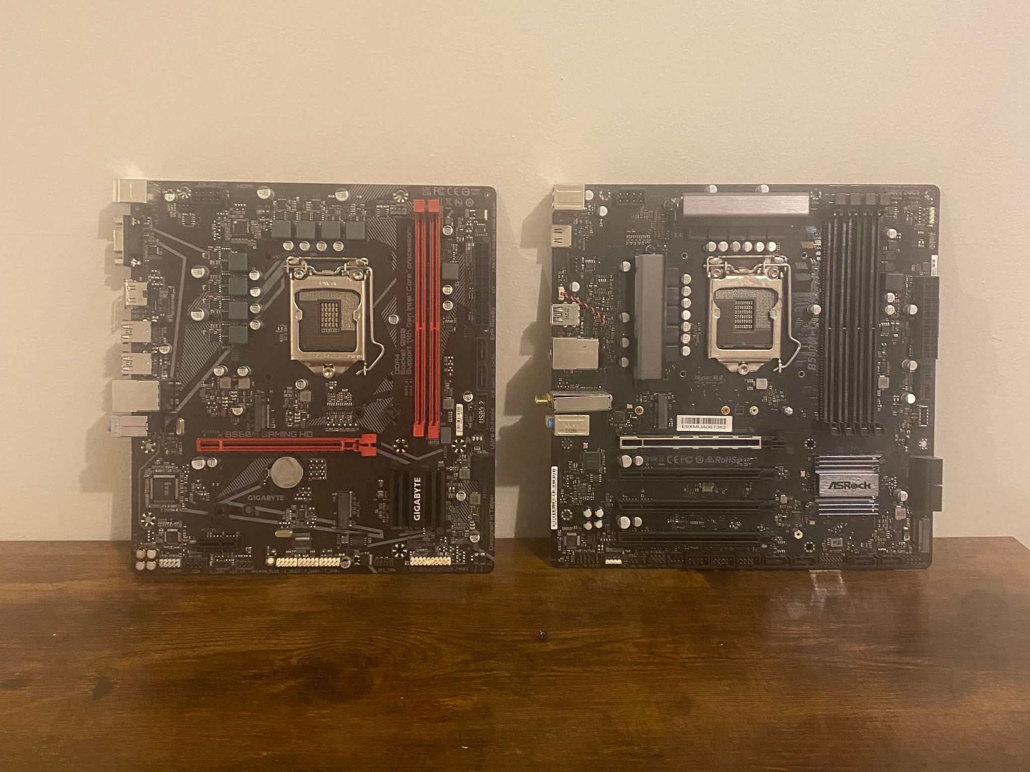 2X broken LGA 1200 motherboards