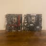 2X broken LGA 1200 motherboards