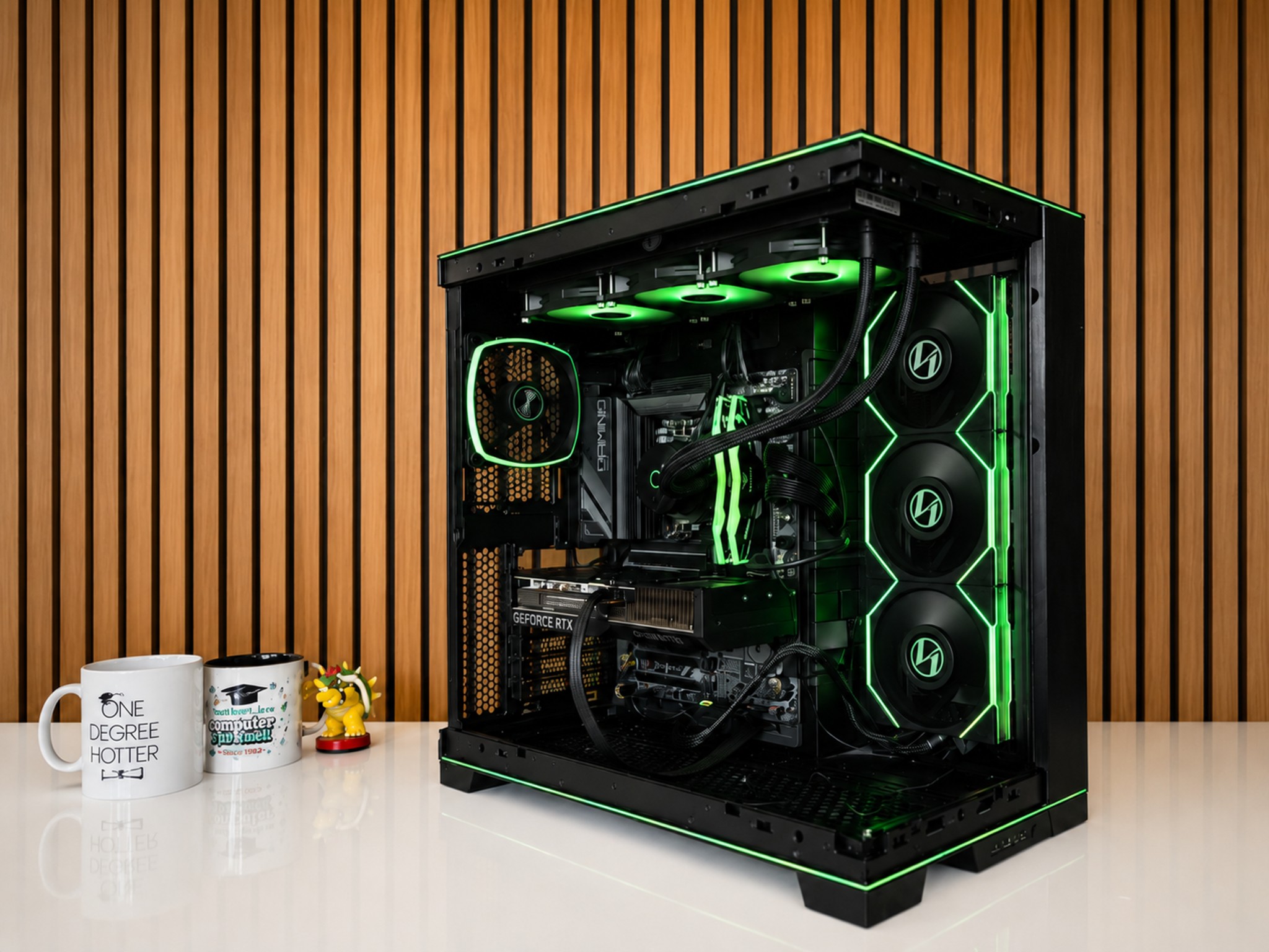 💻 RTX 4070 Gaming PC 💻| lian Li | Ryzen 5 7600X | DDR5 | 32GB RAM | LCD Fans | WiFI
