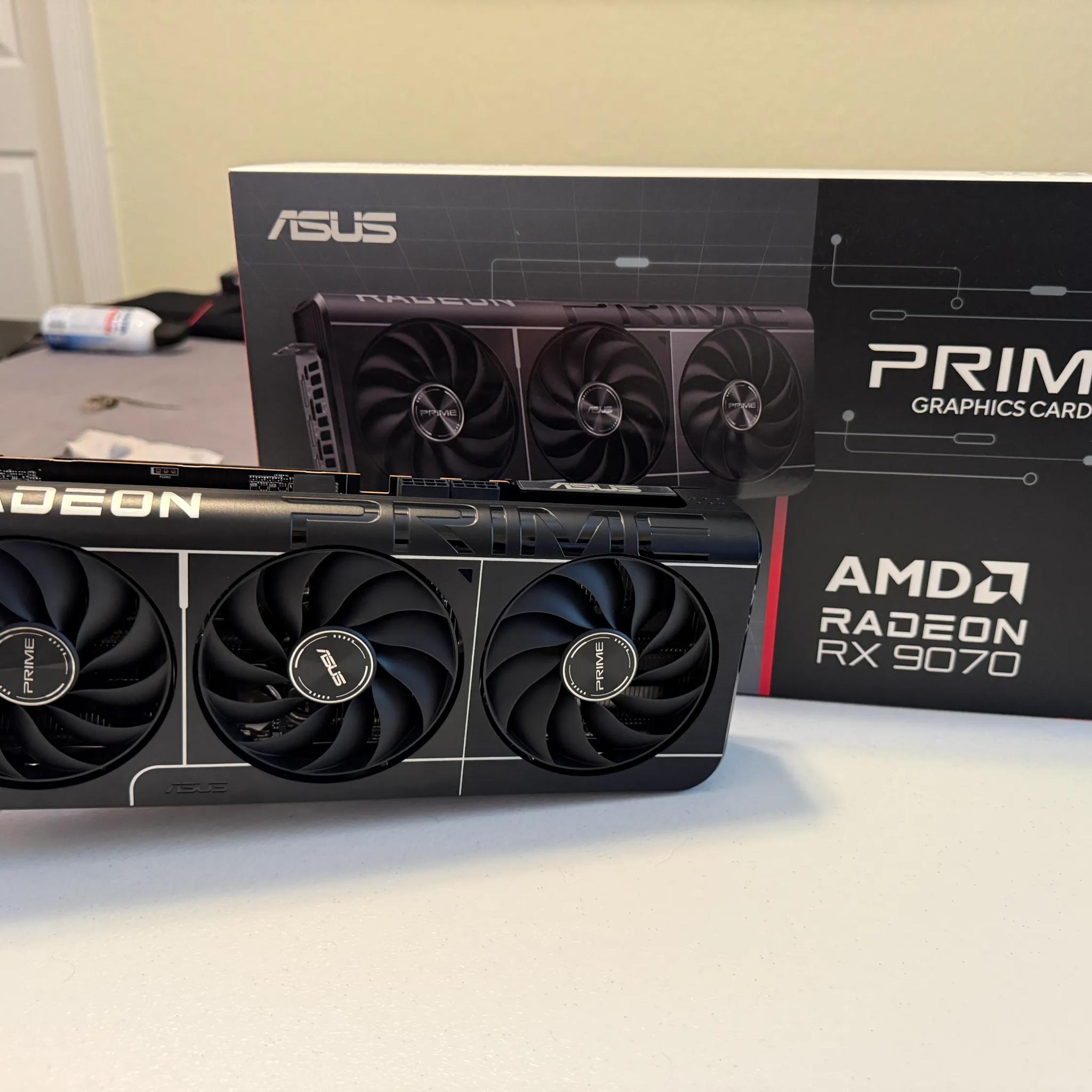 ASUS Prime Radeon RX 9070 OC Edition 16GB GDDR6 PRIME-RX9070-O16G Graphics Card