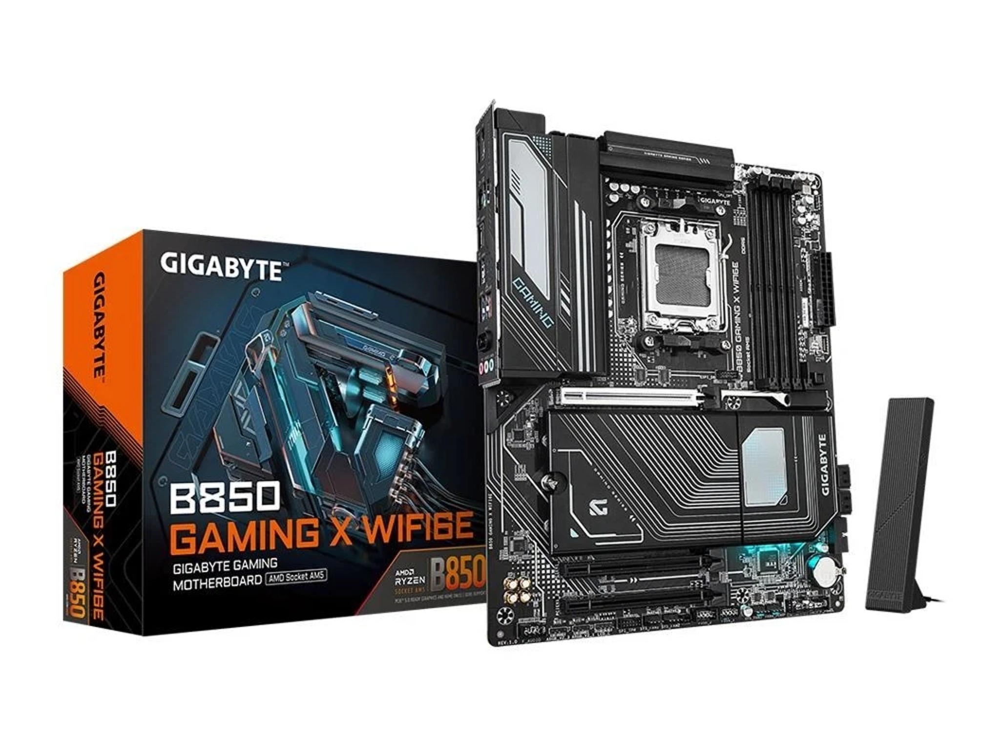 NIB - GIGABYTE B850M GAMING X WIFI6E AMD AM5 LGA 1718 Motherboard, mATX, DDR5, 2x M.2